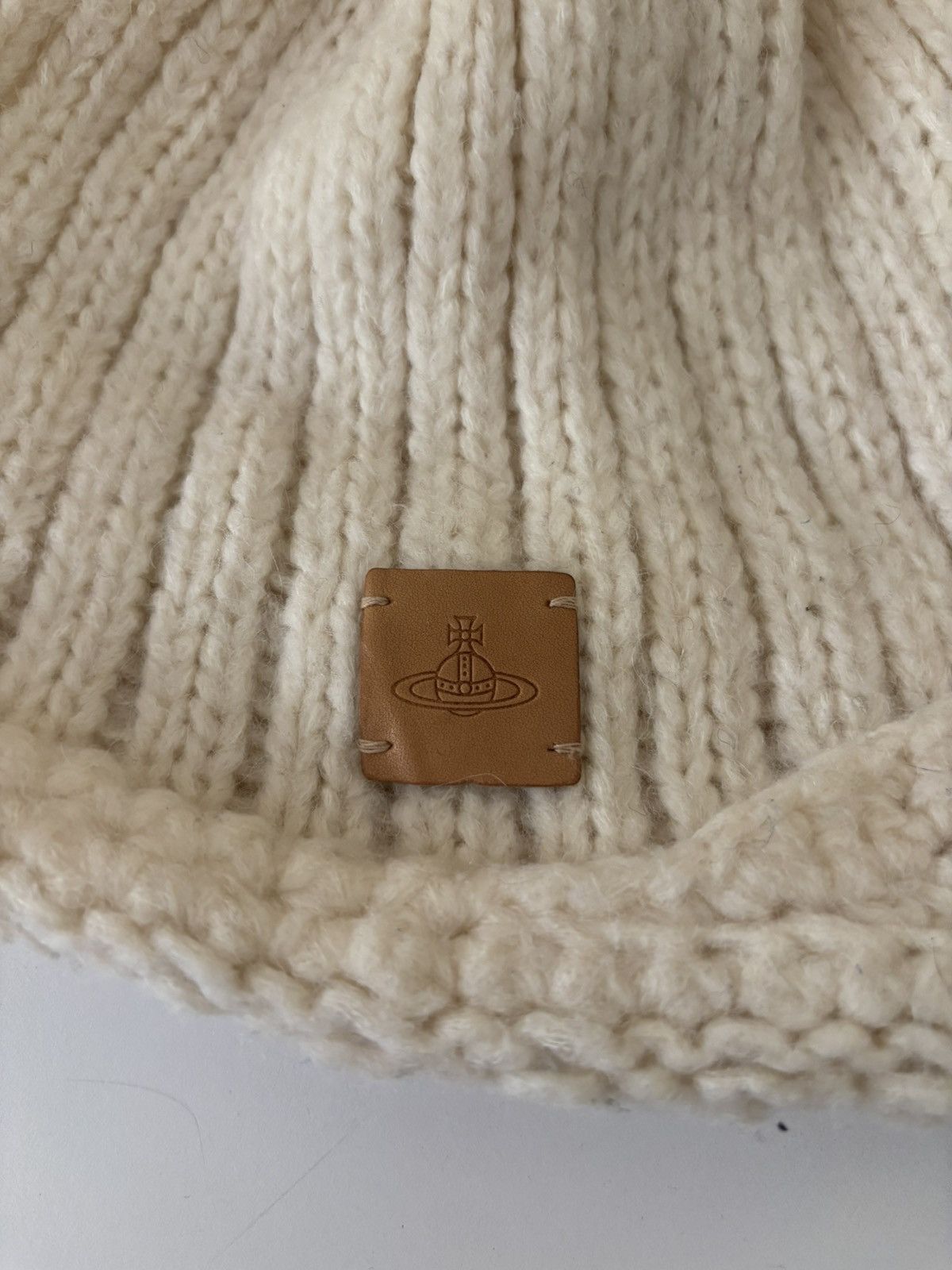 Vivienne Westwood Vivienne Westwood White Beanie Size ONE SIZE - 2 Thumbnail