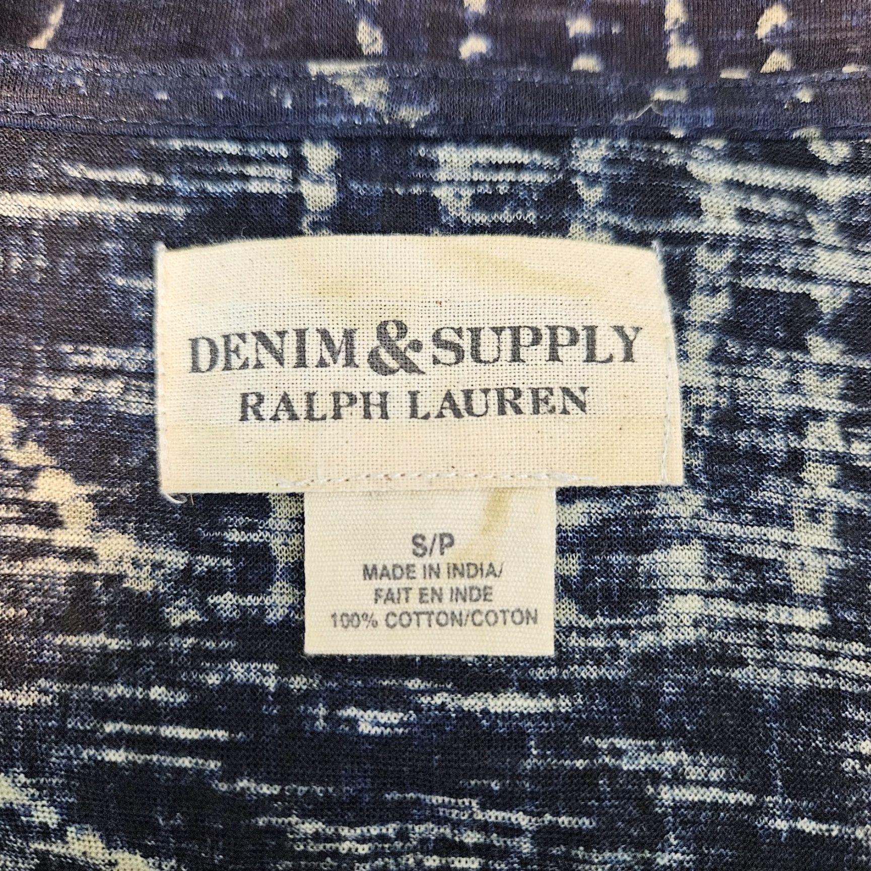 Vintage VINTAGE? Denim & Supply Ralph Lauren Women’s Top S Blue Fringe Cotton Blouse Shirts Women S Blue Fringe Cotton Size S / US 4 / IT 40 - 4 Thumbnail