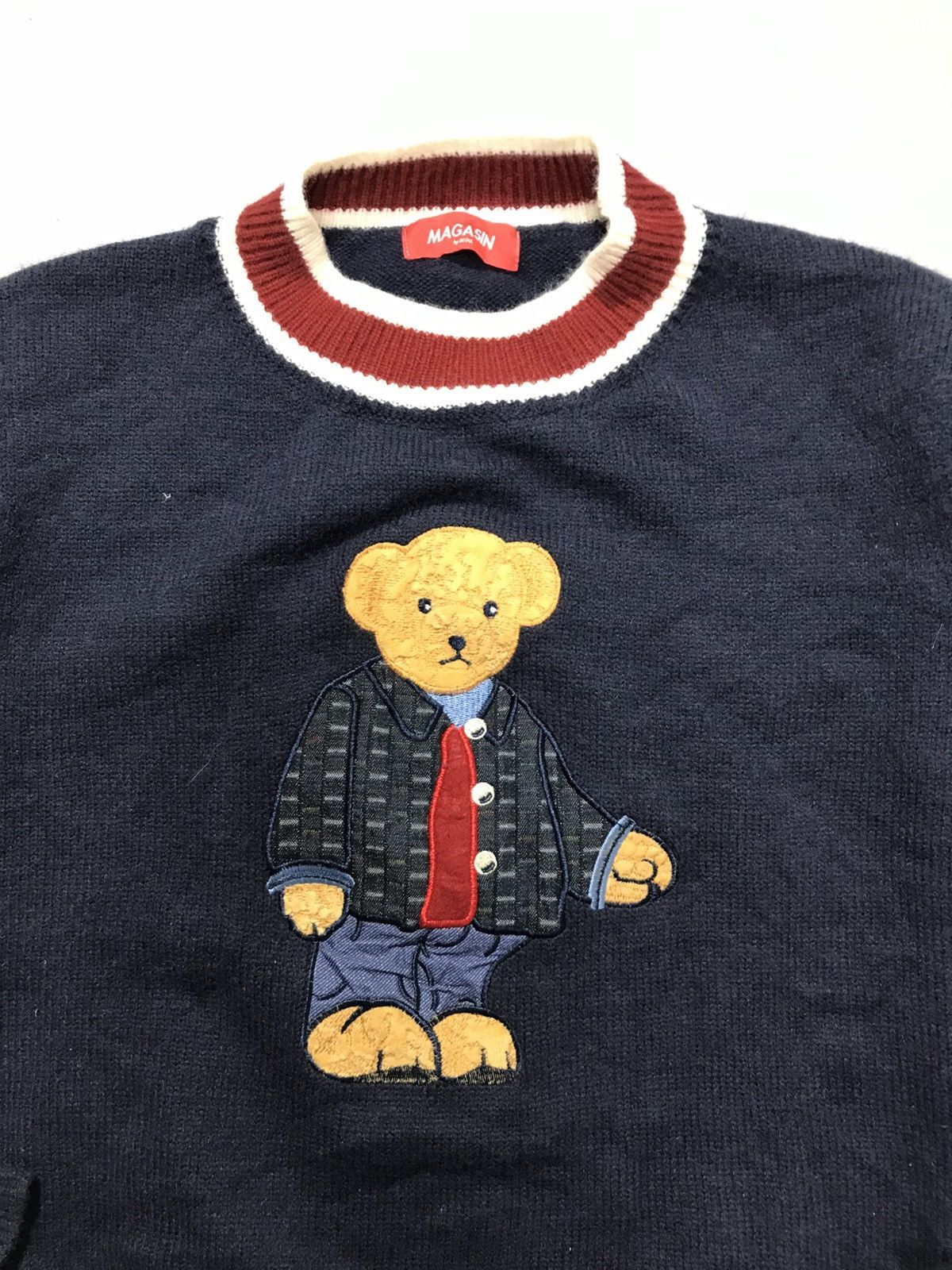 Polo Ralph Lauren Vintage megasin bear knit sweater Size US M / EU 48-50 / 2 - 4 Thumbnail