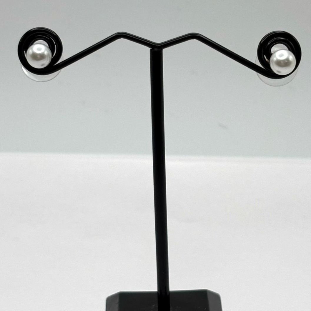 Other Silver Pearl Earrings Size ONE SIZE - 2 Thumbnail