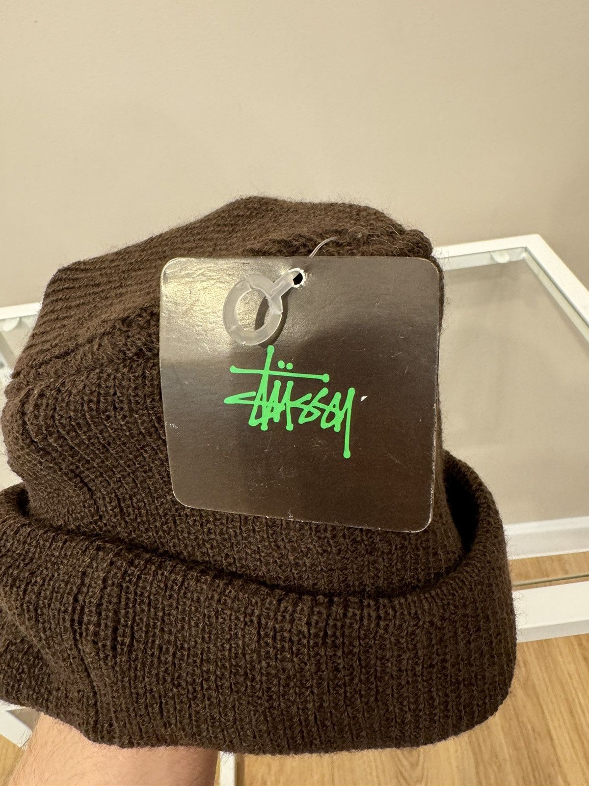 Stussy × Vintage New Stussy knitwear cap beanie y2k skate hat winter Size ONE SIZE - 2 Thumbnail
