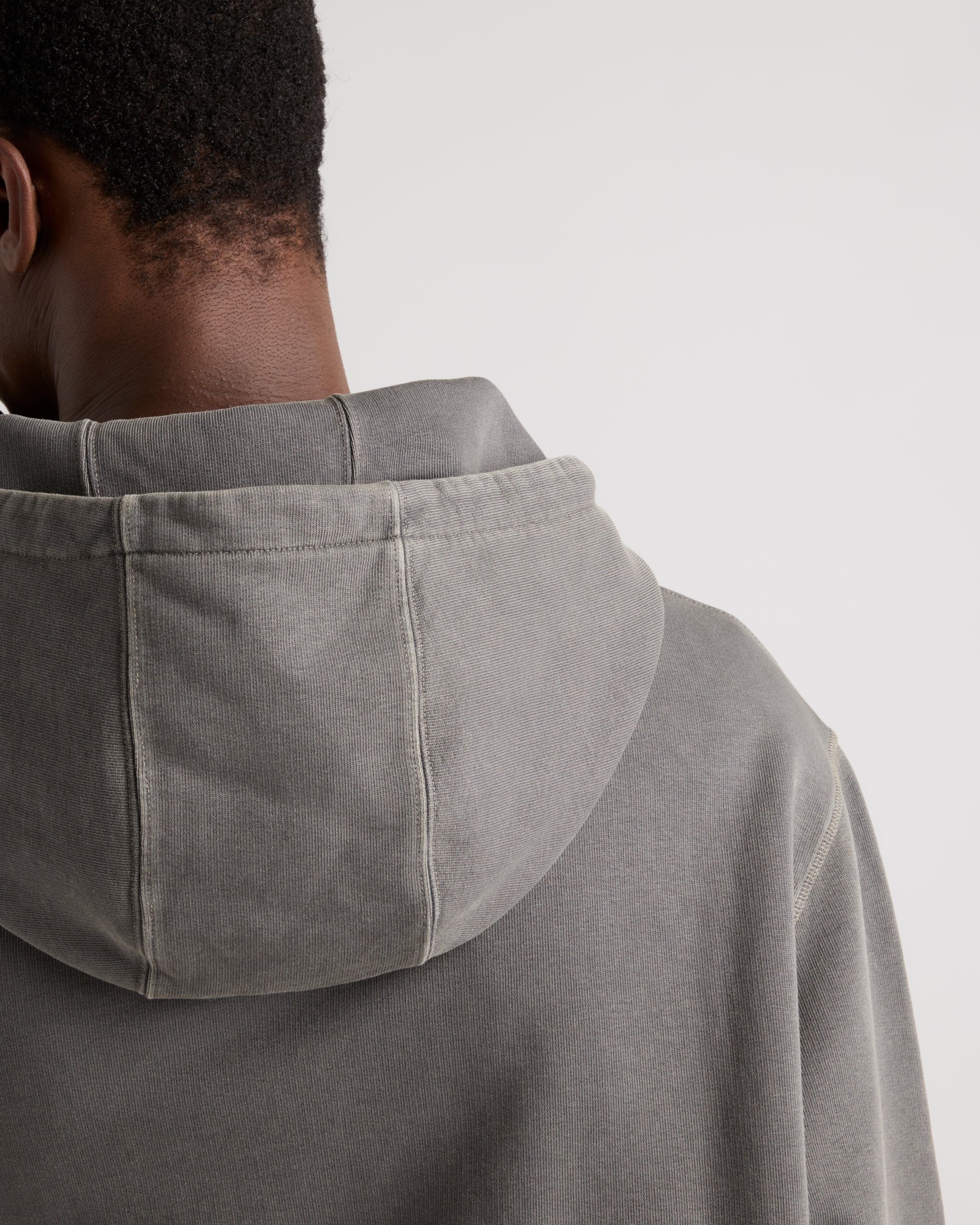 Bottega Veneta oc11z0625 Cotton Sweatshirt Hoodie in Iron Grey Size US XL / EU 56 / 4 - 4 Thumbnail