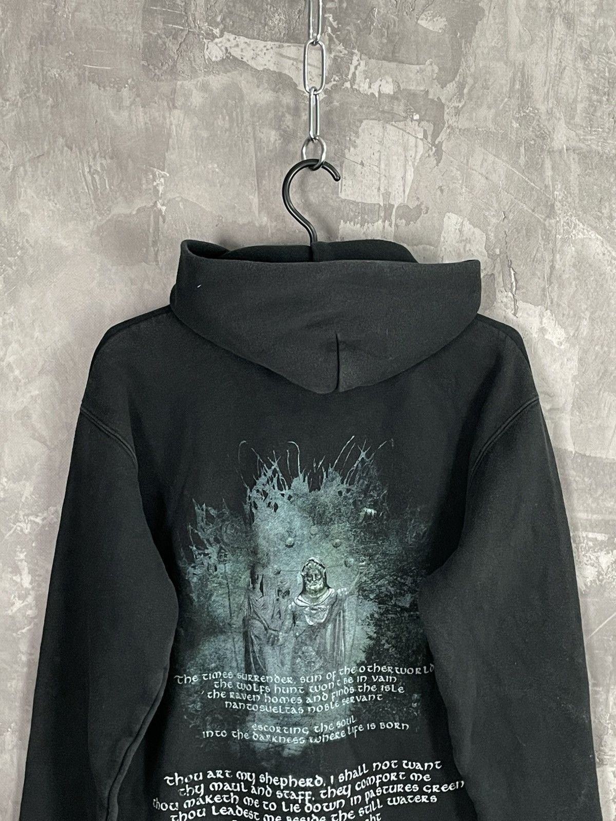 Band Tees × Vintage Vintage Eluveitie Black Metal Graphic Zip Hoodie Grunge Vibe Size US S / EU 44-46 / 1 - 9 Thumbnail