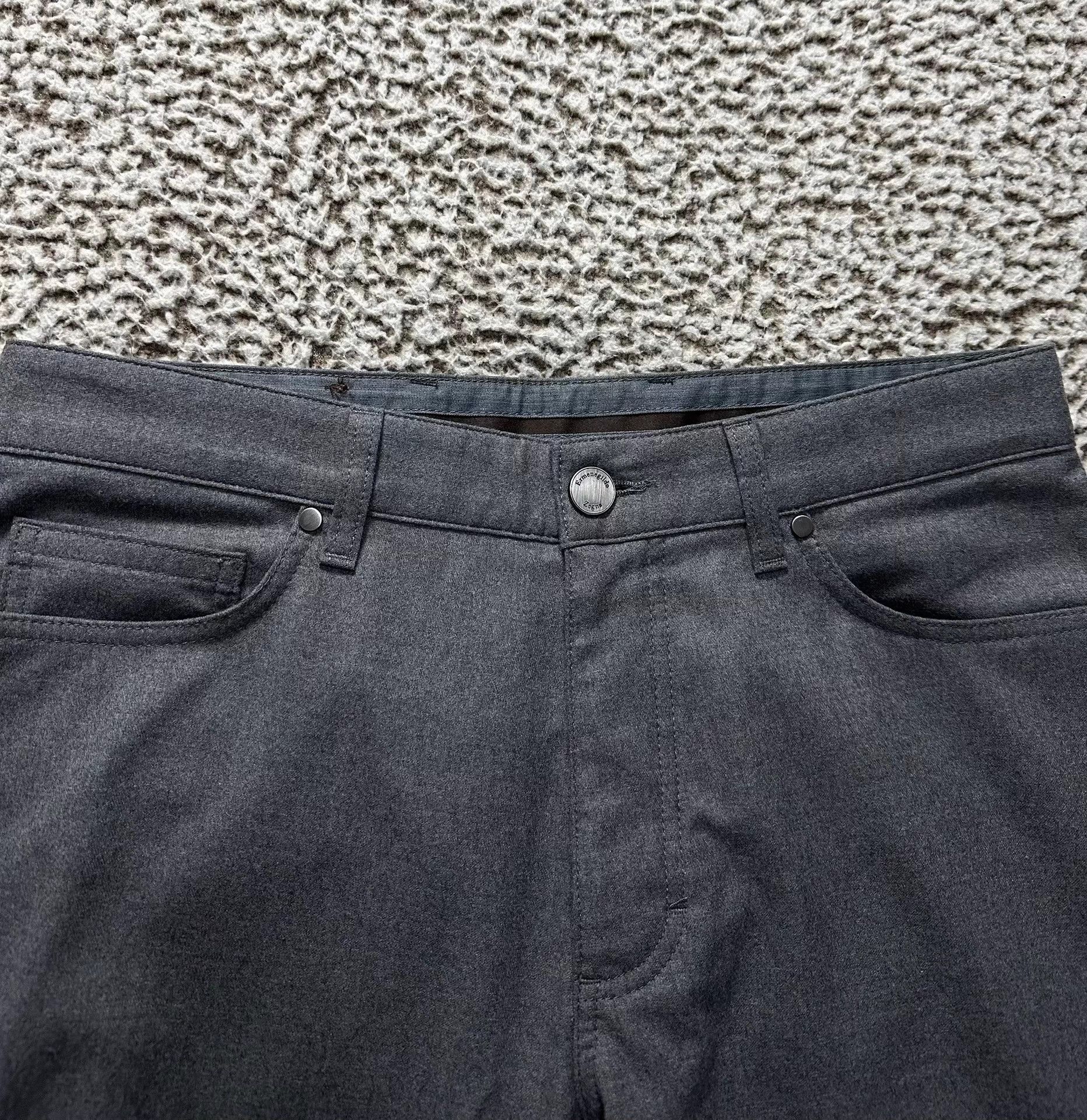 Ermenegildo Zegna Ermenegildo Zegna Wool Trousers - Business & Casual Size US 32 / EU 48 - 6 Thumbnail