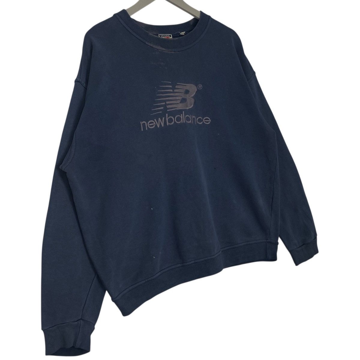 Vintage Vintage New Balance Print Crewneck Sweatshirt Blue Size L Size US L / EU 52-54 / 3 - 3 Thumbnail