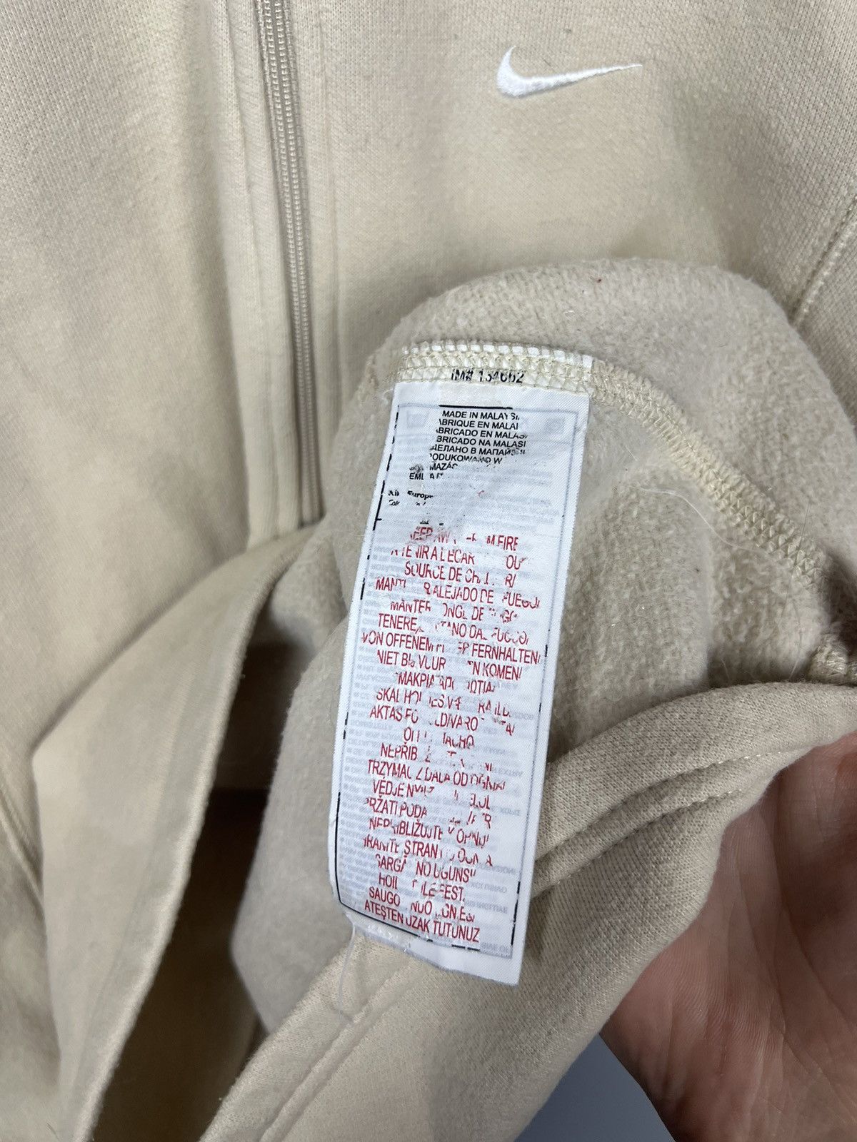 Nike × Vintage Vintage Nike Zip sweatshirt Solo Swoosh 2000s Y2K Size M / US 6-8 / IT 42-44 - 5 Thumbnail