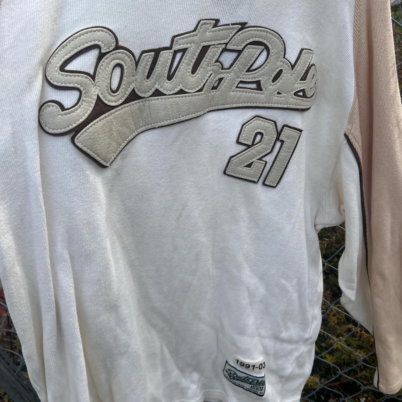 Southpole Y2K South Pole Sweater Tan Cream Brown Size US XXL / EU 58 / 5 - 2 Thumbnail