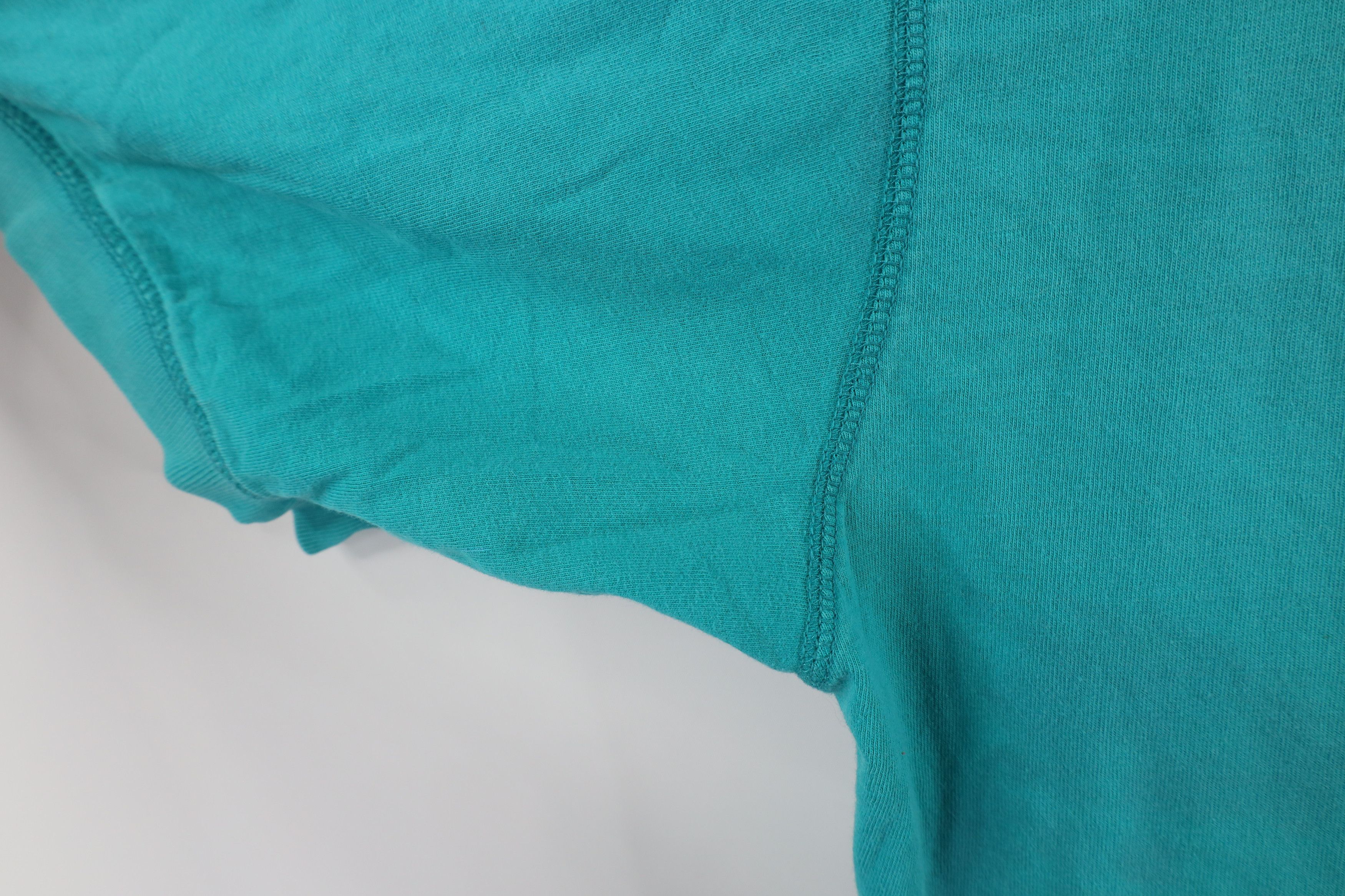 Vintage Vintage 90s Streetwear Short Sleeve Henley T-Shirt Teal Size US XXL / EU 58 / 5 - 10 Thumbnail