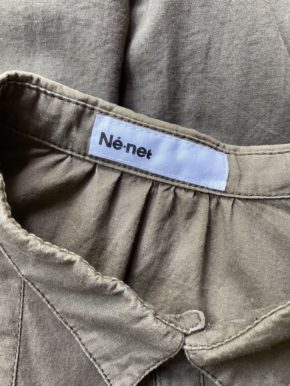 Ne-Net Né-net Bella Brown Embroidered Top Size XS / US 0-2 / IT 36-38 - 7 Thumbnail