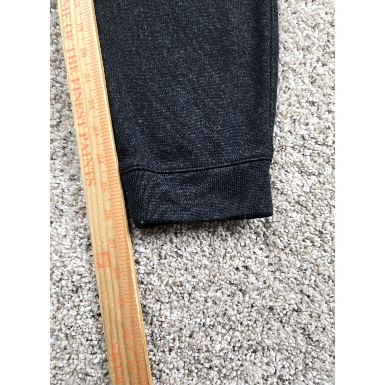 Uniqlo Uniqlo Mens Regular Fit Jogger Pants Gray 27in Inseam Pockets Elastic Waist Tapered Fleece Polyester Slim Elasticated Drawstring Quick Dry Size US 31 - 7 Thumbnail