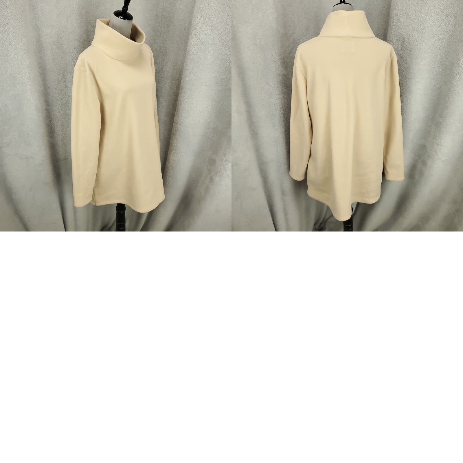 Vintage Dudley Stephens Womens Sweater Turtleneck 2XL Tan Beige Fleece Pullover Long Sleeve Casual Vintage: No (Wait) Size XXL / US 16-18 / IT 52-54 - 8 Thumbnail