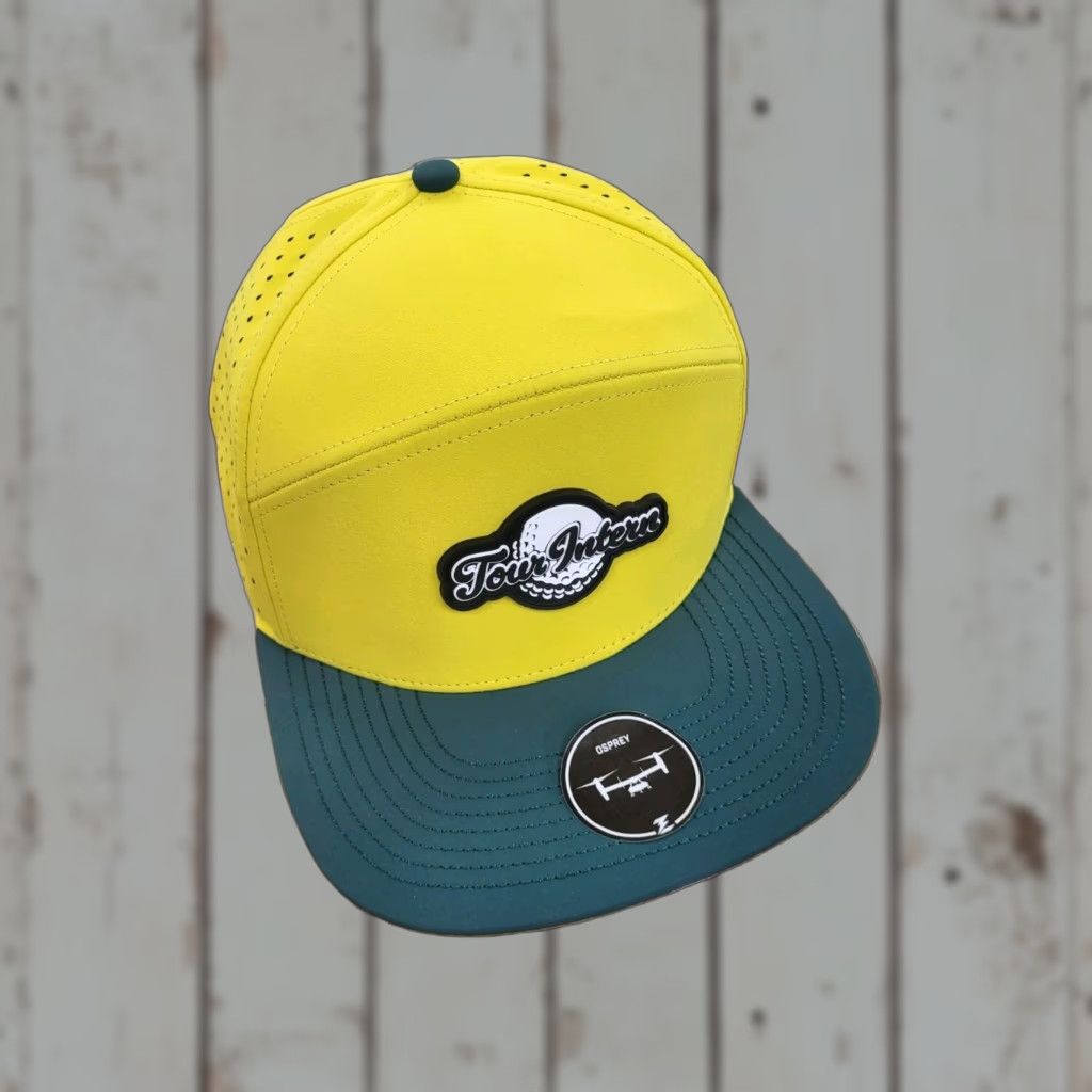 Osprey Zapped 5 Panel Cap Snapback Tour Inturn Osprey Yellow Green Thermal One Size Men's Hat Size ONE SIZE - 1 Thumbnail