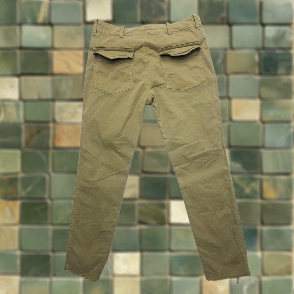 Nili Lotan Nili Lotan Jenna Cropped Pants Military Green Stretch Twill Size 2 Regular Inseam 28 in EUC Size 26" / US 2 / IT 38 - 1 Thumbnail