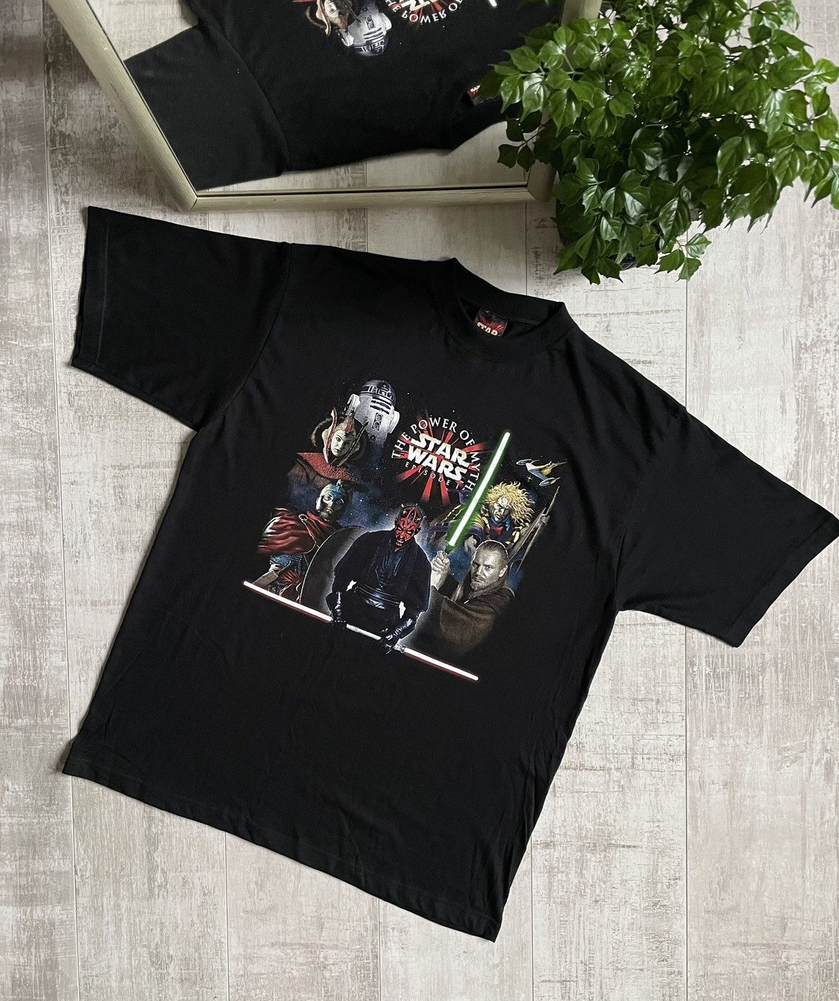 Star Wars × Vintage Star Wars 1999 Vintage Tee Episode 1 European Tour 90’s Size US XL / EU 56 / 4 - 1 Thumbnail