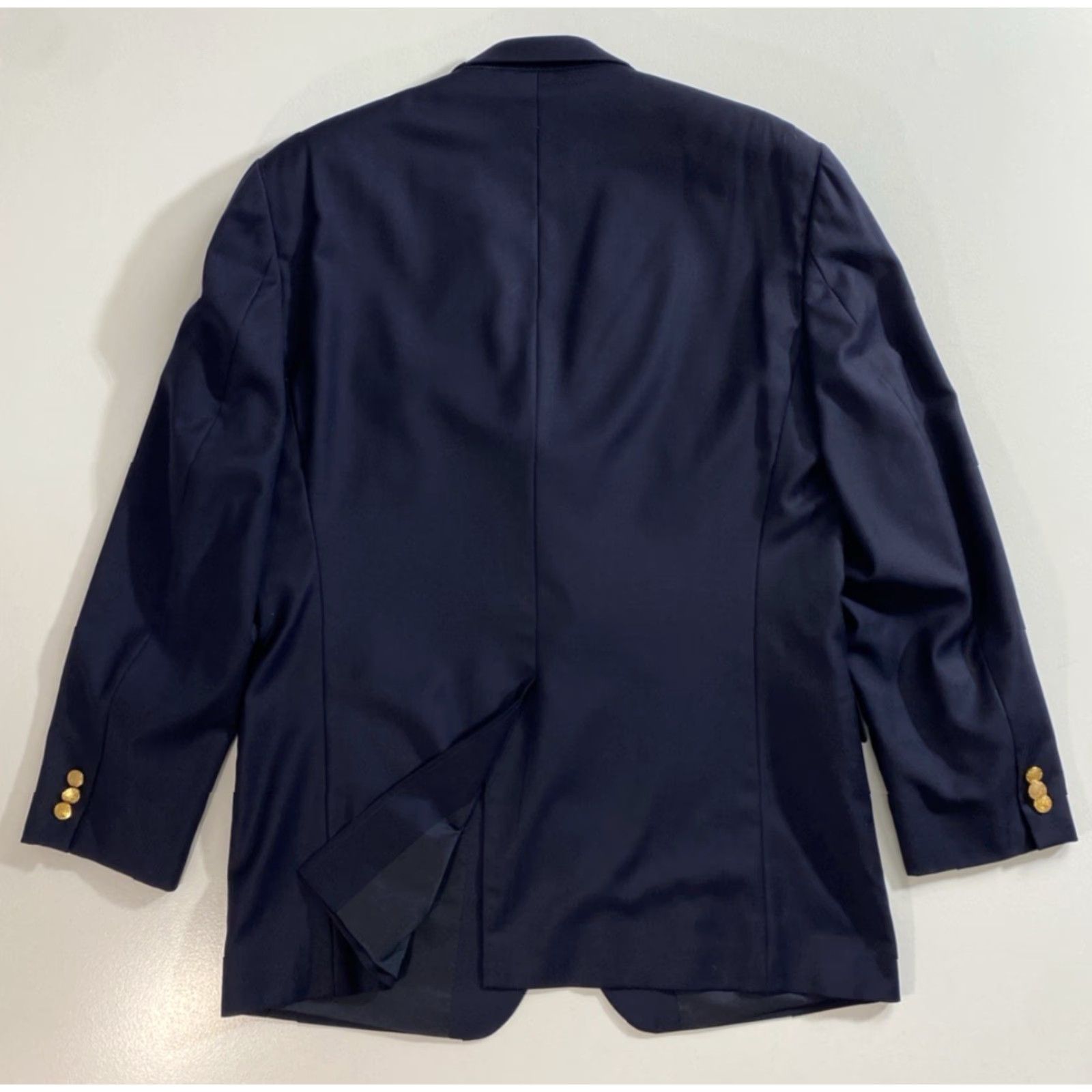 Ralph Lauren Lauren Ralph Lauren Men’s Wool Blazer Navy Sz 42 L - 2-Button, Single-Breasted, Vintage/Pre-owned Regular Fit, 100% Wool, Classic, Classic Navy, Mens Size 42R - 6 Thumbnail