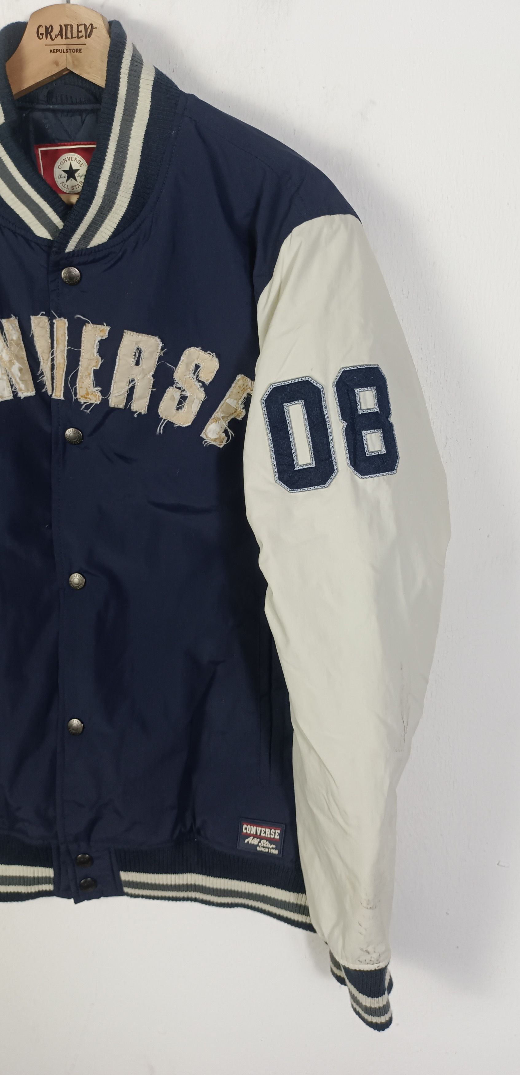 Converse × Japanese Brand × Vintage Vintage🔥 Converse All Star Jack Taylor Varsity Jacket Size US M / EU 48-50 / 2 - 9 Thumbnail
