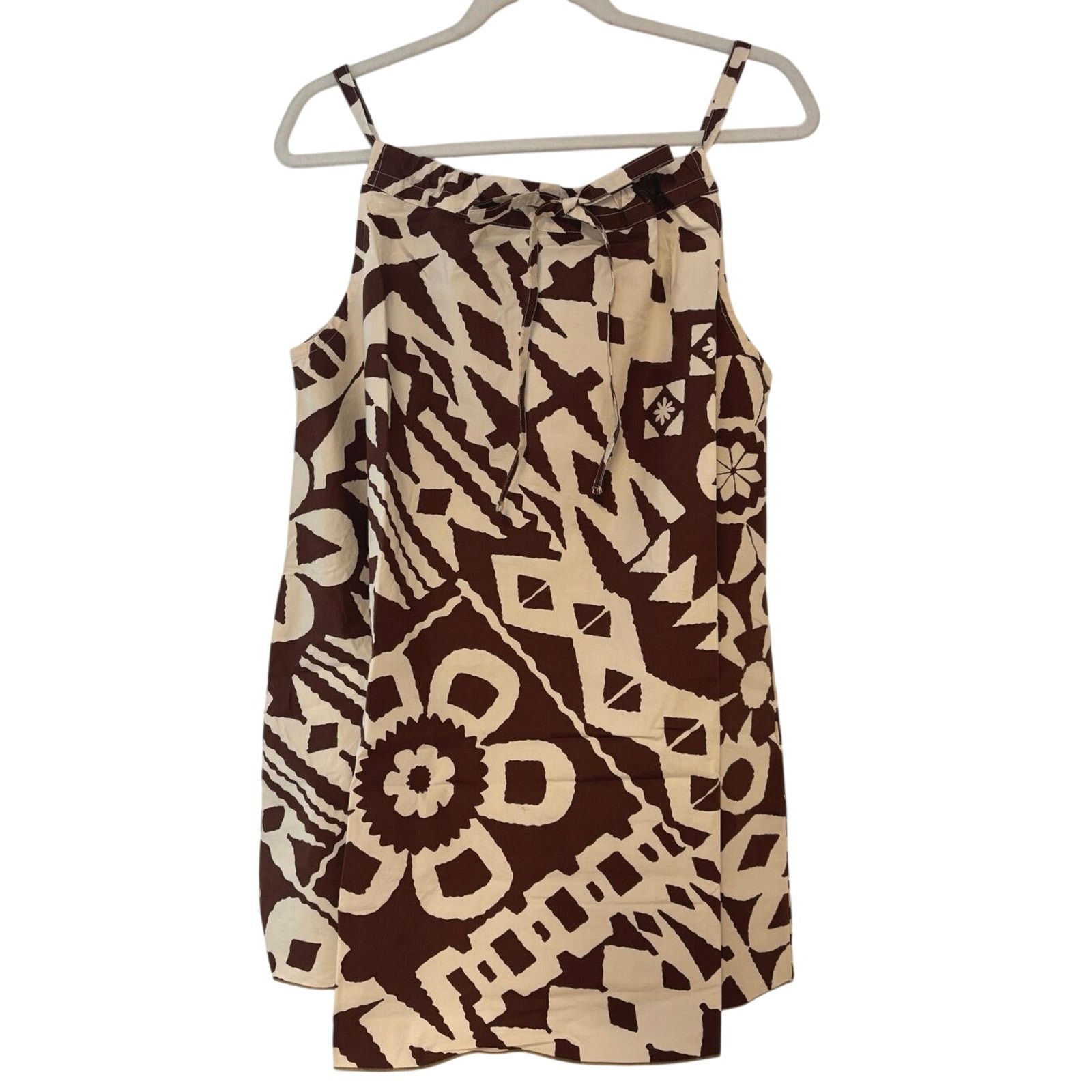 Bdg NWT BDG Eva Tie-Front Ruched Strap Trapeze Mini Dress Size M Size M / US 6-8 / IT 42-44 - 4 Thumbnail