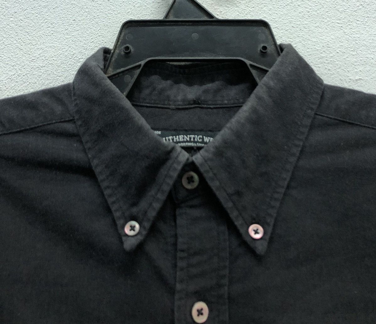 United Arrows × Vintage United Arrows Green Label Relaxing Black - Button-Down Shirt Size US M / EU 48-50 / 2 - 3 Thumbnail