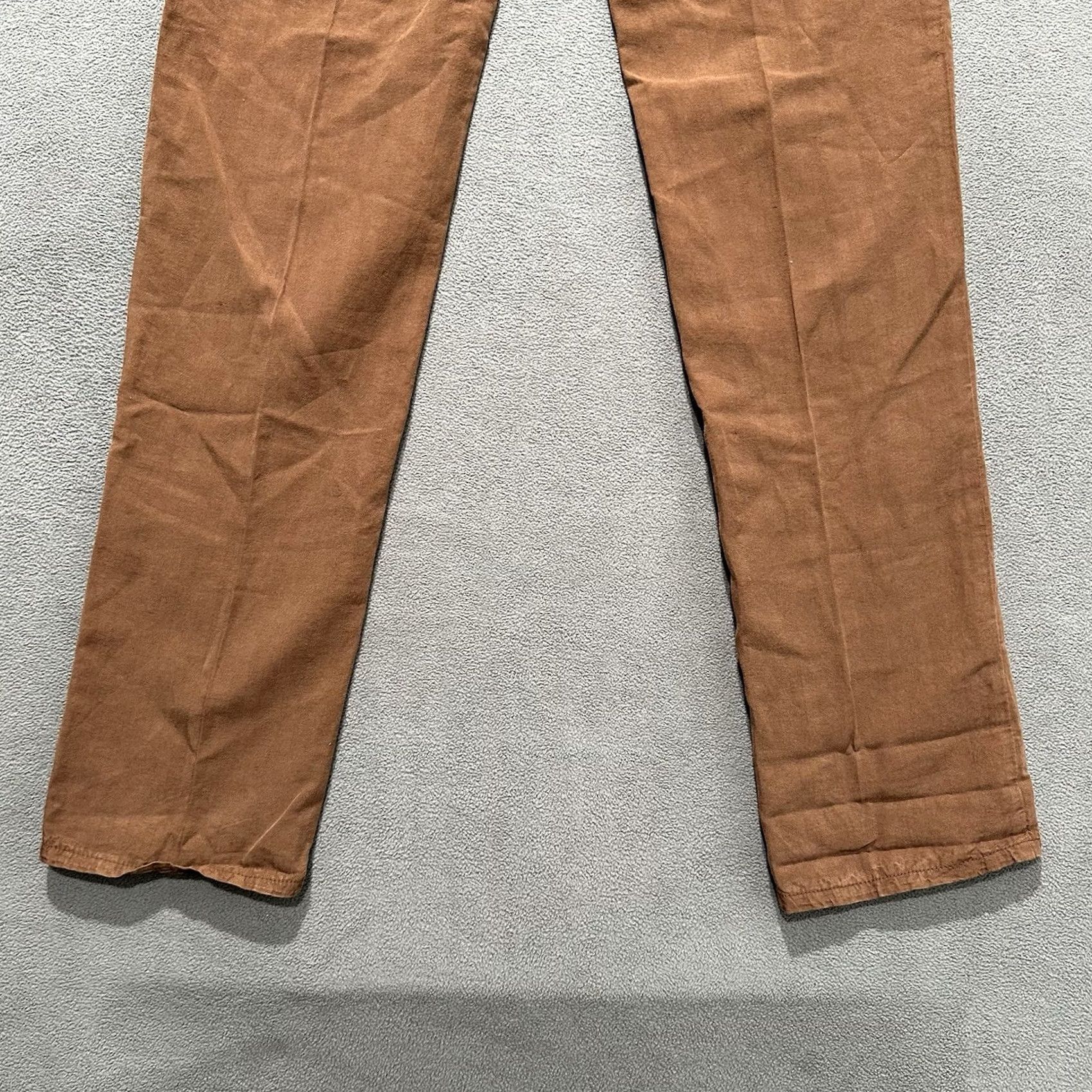 PT Torino NWT PT Torino Pants Mens IT 48 Slim Orange Linen Trouser Slim Chino Flat Front 32 Inseam 34.5" Rise 9" Cotton Linen Solid 34" Auto Size US 32 / EU 48 - 6 Thumbnail