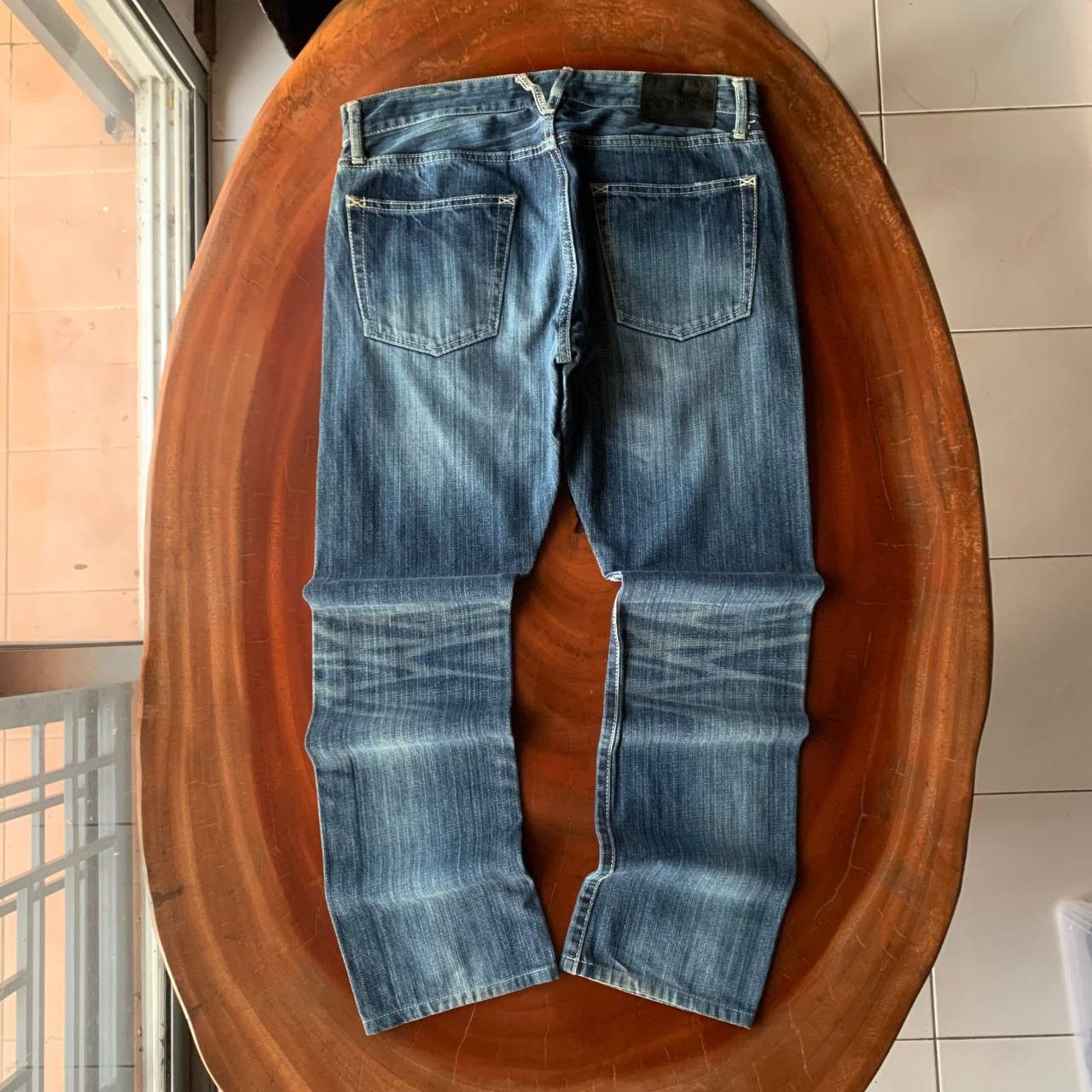 Vanquish Vanquish Bikers Zipper Multi Pocket Blue Jeans Pants Size US 33 - 2 Thumbnail
