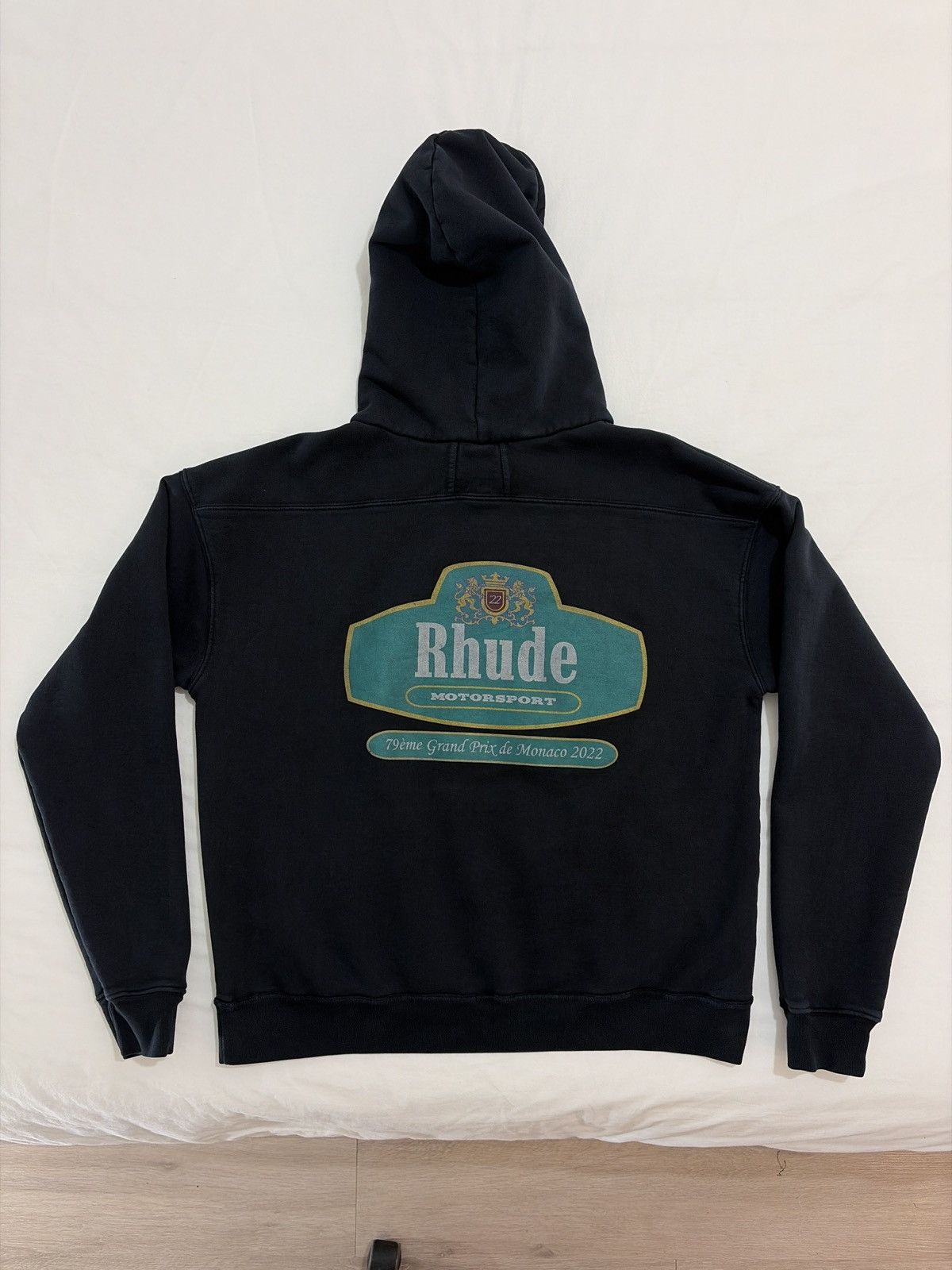 Rhude Rhude Racing Crest Motorsport Grand Prix De Monaco 22 Hoodie Size US M / EU 48-50 / 2 - 2 Thumbnail