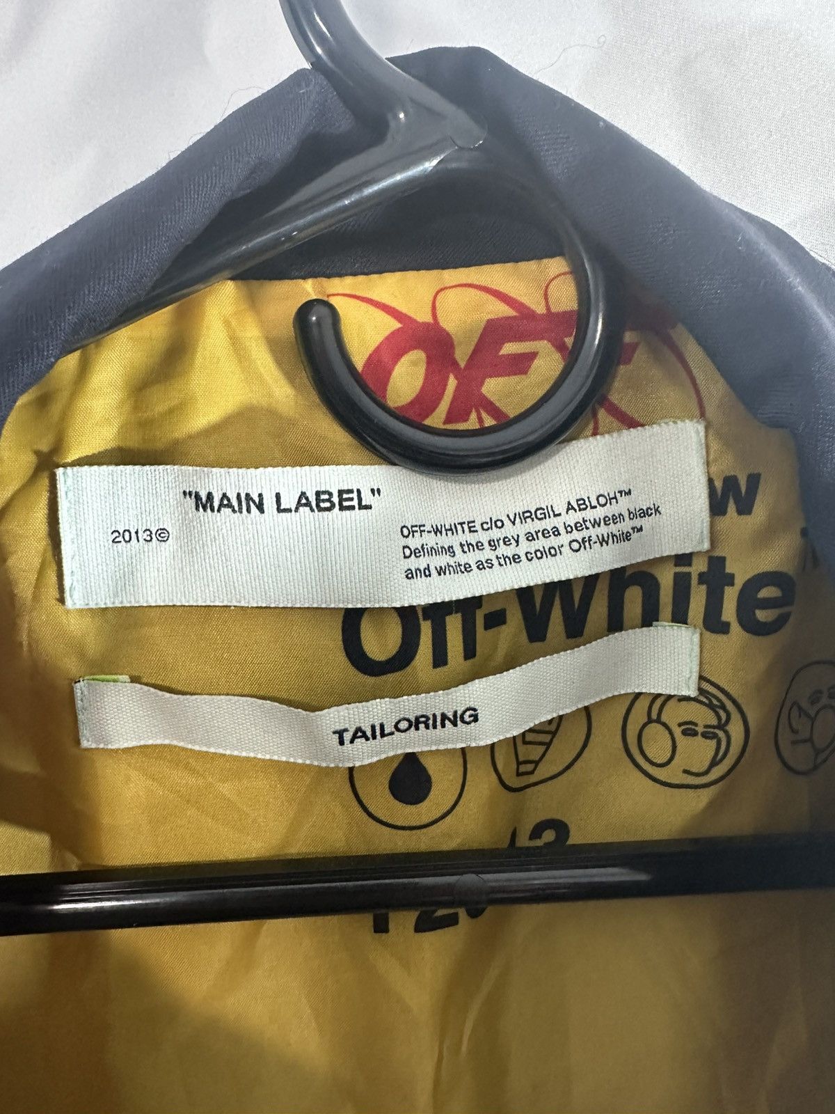 Off-White OFF WHITE HALF&HALF BLAZER Size 52R - 6 Thumbnail