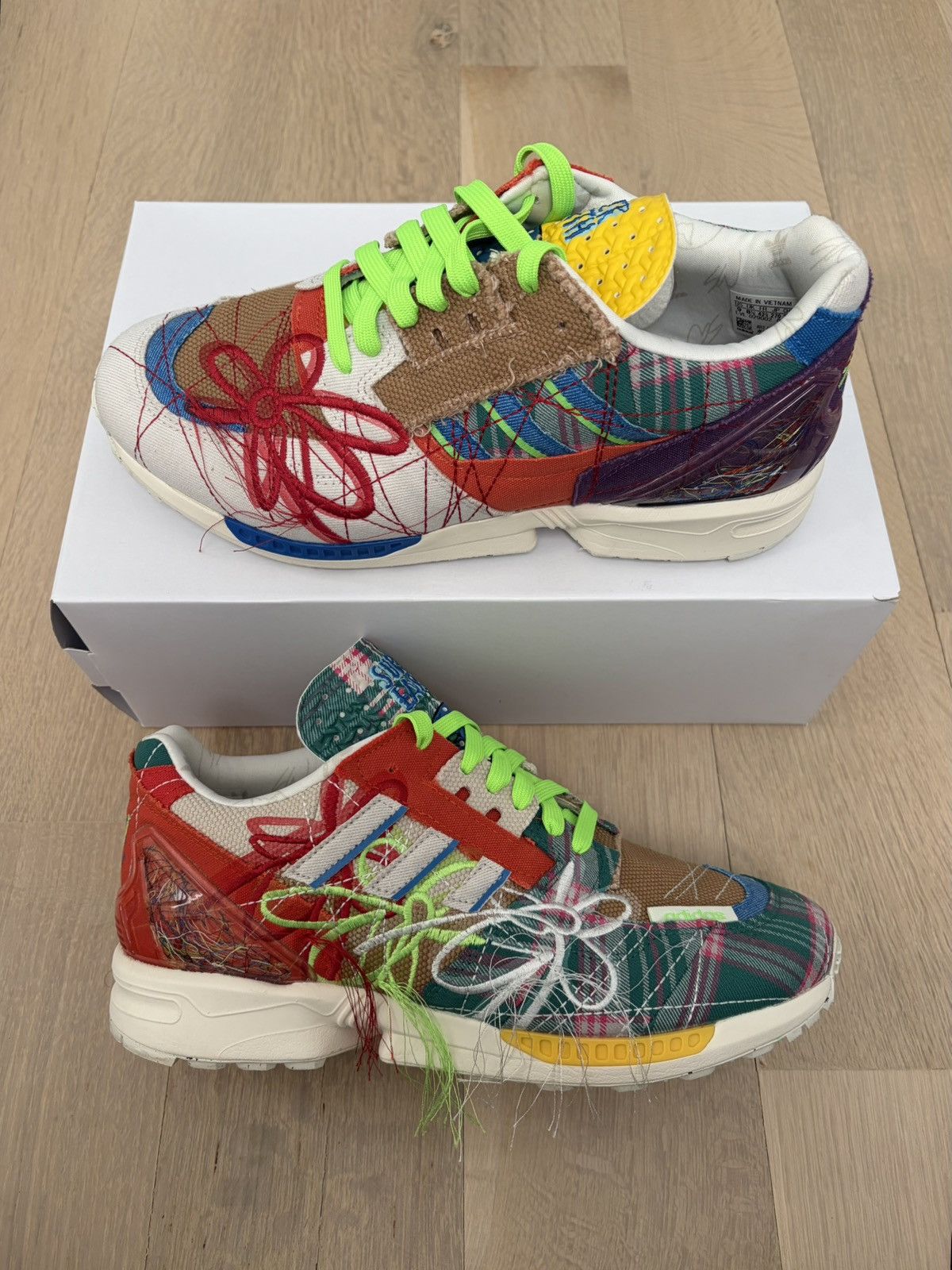 Adidas adidas x Sean Wotherspoon ZX 8000 Super Earth 2021 GZ3088 Size US 9 / EU 42 - 3 Thumbnail