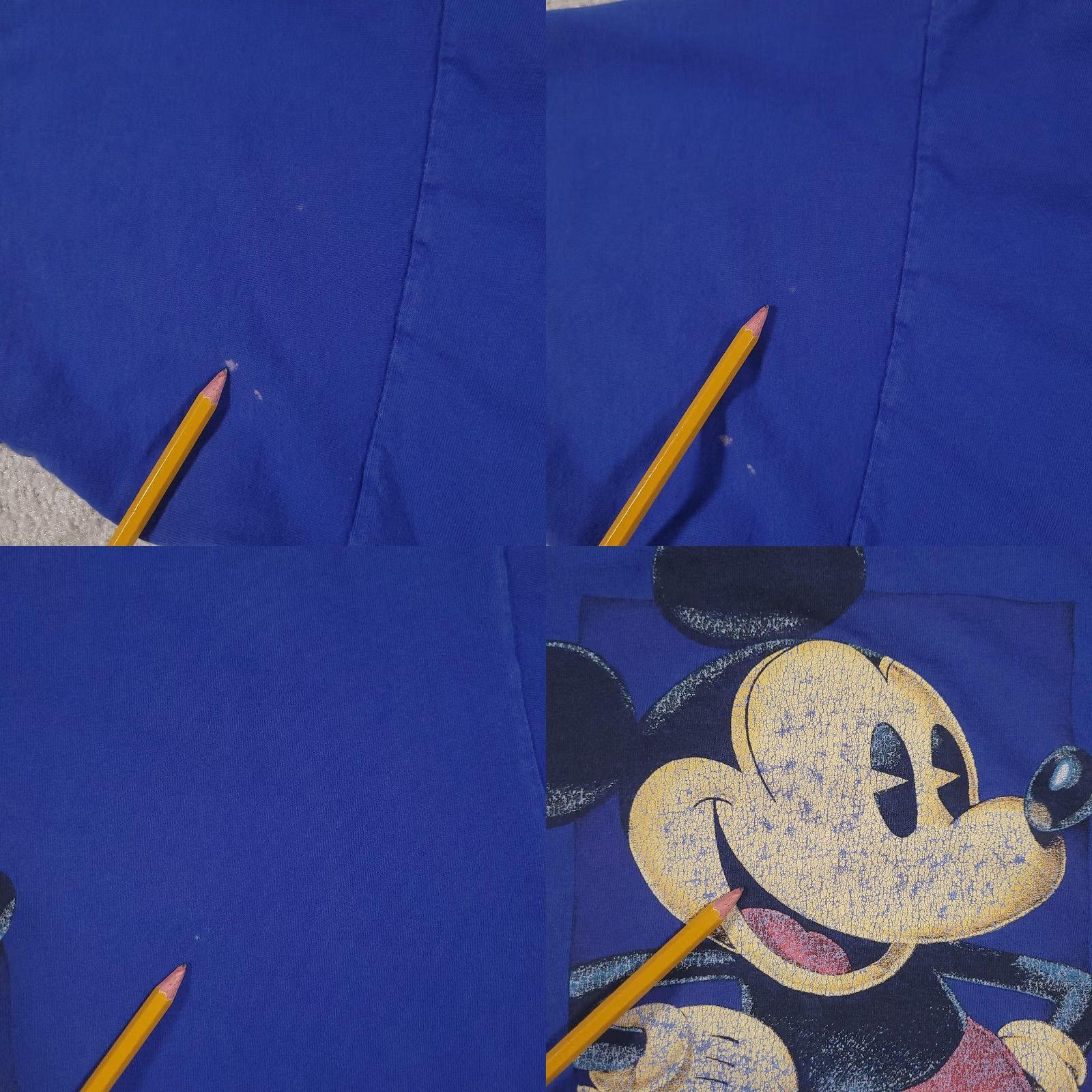 Disney VINTAGE Disney Mickey Mouse Shirt Mens XL Blue Graphic Tee Crewneck Made USA 90s Size US XL / EU 56 / 4 - 8 Thumbnail