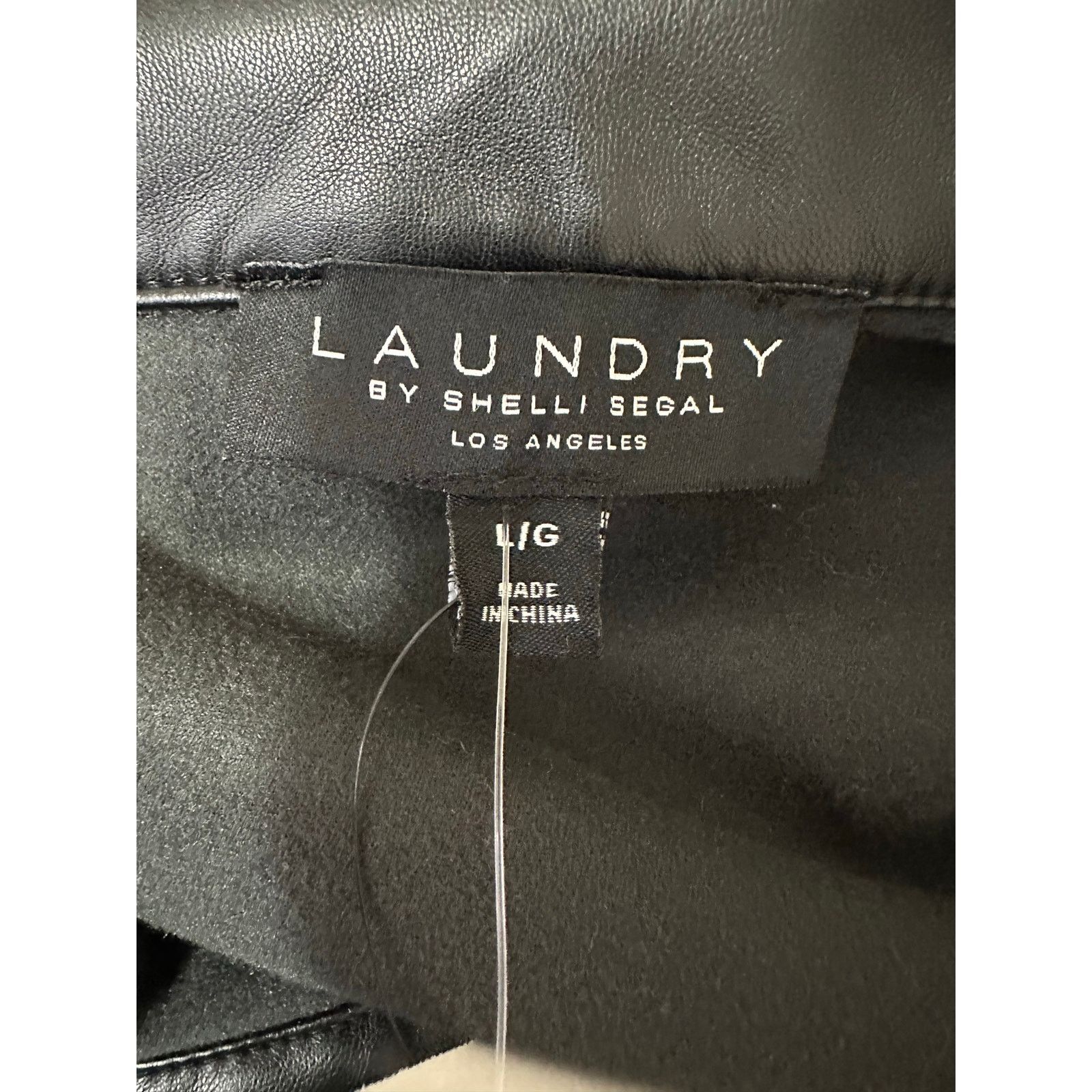 Laundry by Shelli Segal Laundry faux leather buttoned shacket size large Size L / US 10 / IT 46 - 3 Thumbnail