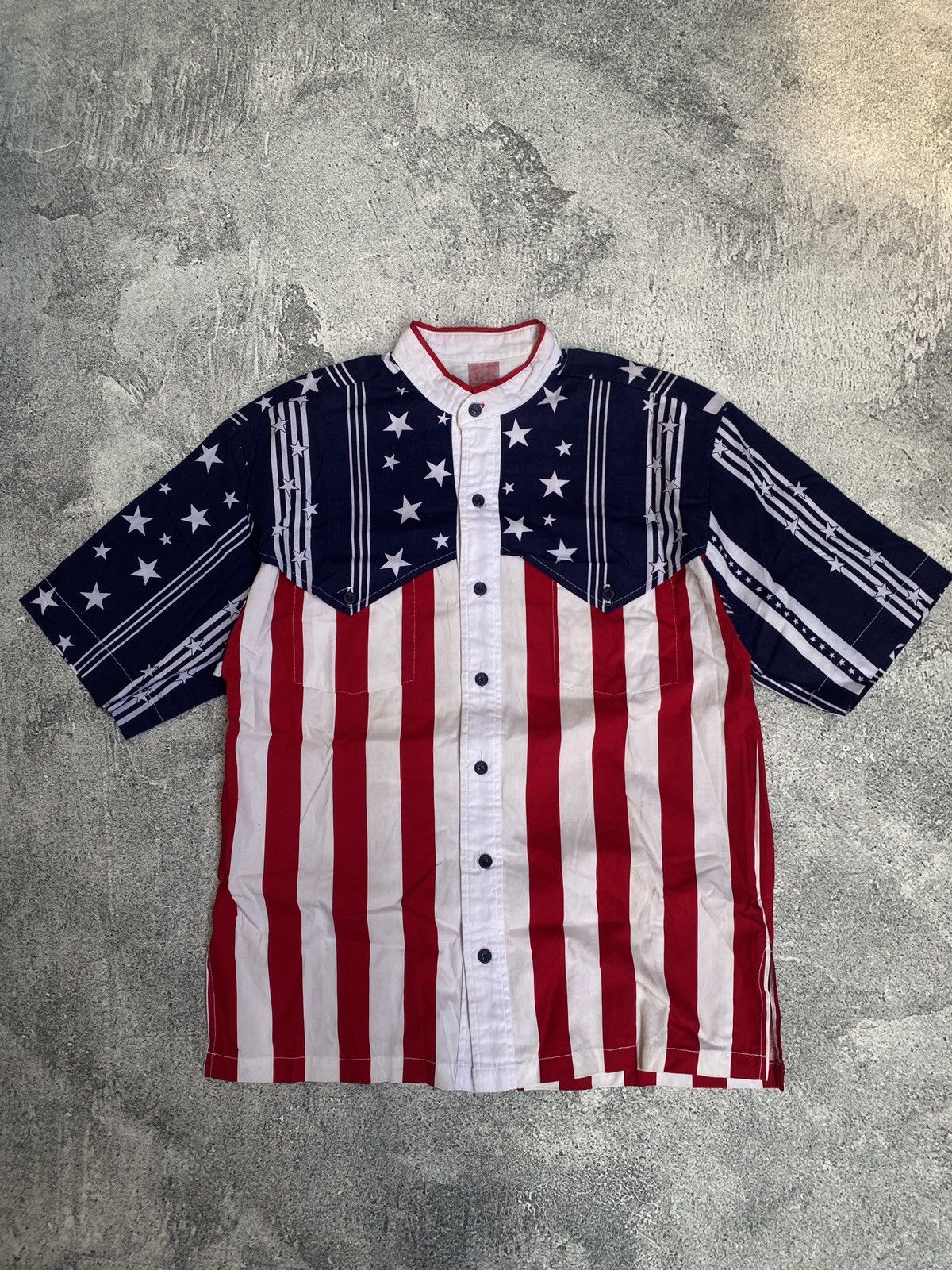 Panhandle Slim VINTAGE 1990’s PANDHANDLE SLIM AMERICAN FLAG Size US L / EU 52-54 / 3 - 1 Thumbnail
