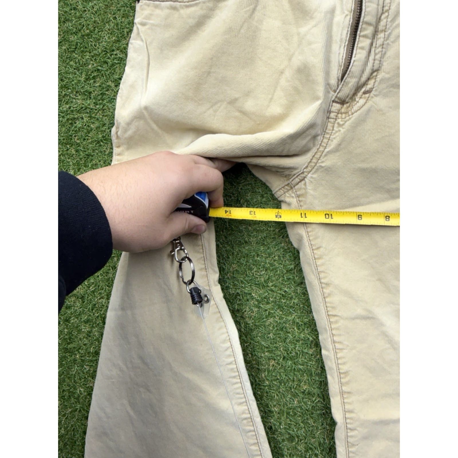 American Eagle Outfitters American Eagle Outfitters Jeans Mens 32x32 Corduroy Bootcut Beige 5-Pocket Solid 80s Grunge Size US 32 / EU 48 - 7 Thumbnail