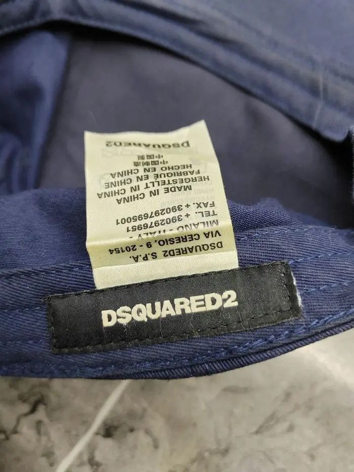 Dsquared2 Vintage Dsquared2 Distressed Style Cap Hat Size ONE SIZE - 6 Thumbnail