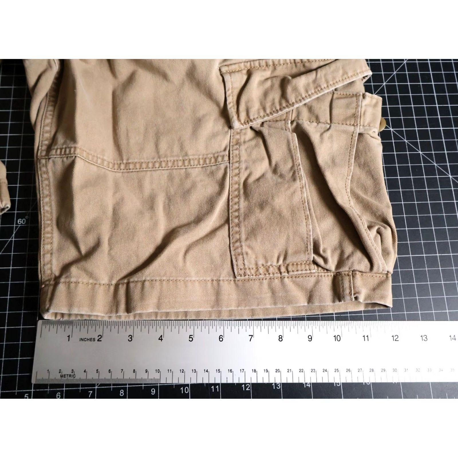 Vintage VINTAGE Denim & Supply Ralph Lauren Cargo Shorts Mens 38 Beige Fatigues Military VTG Size US 38 / EU 54 - 7 Thumbnail