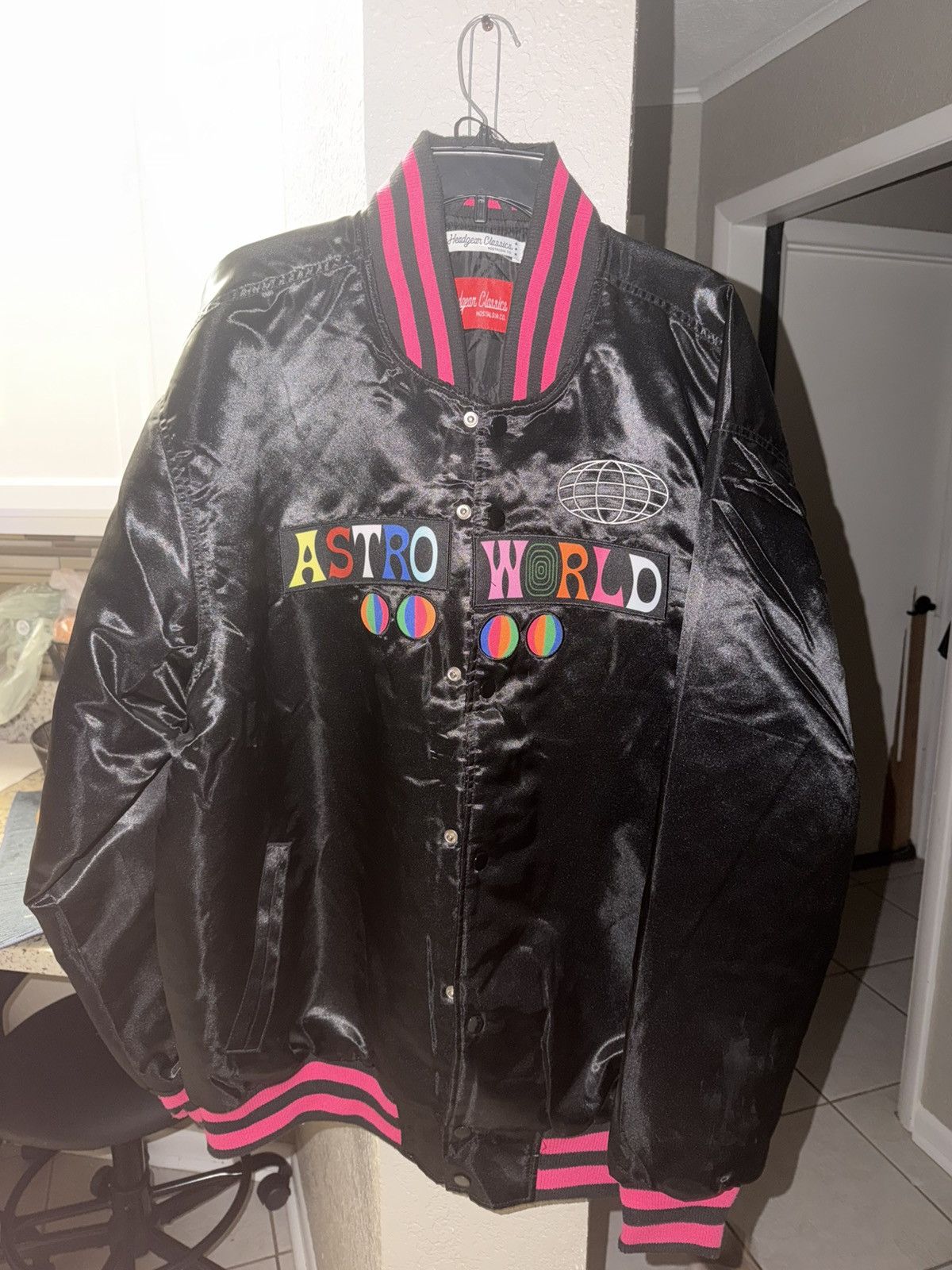 Travis Scott Astroworld Varsity Jacket Size US XXL / EU 58 / 5 - 1 Thumbnail