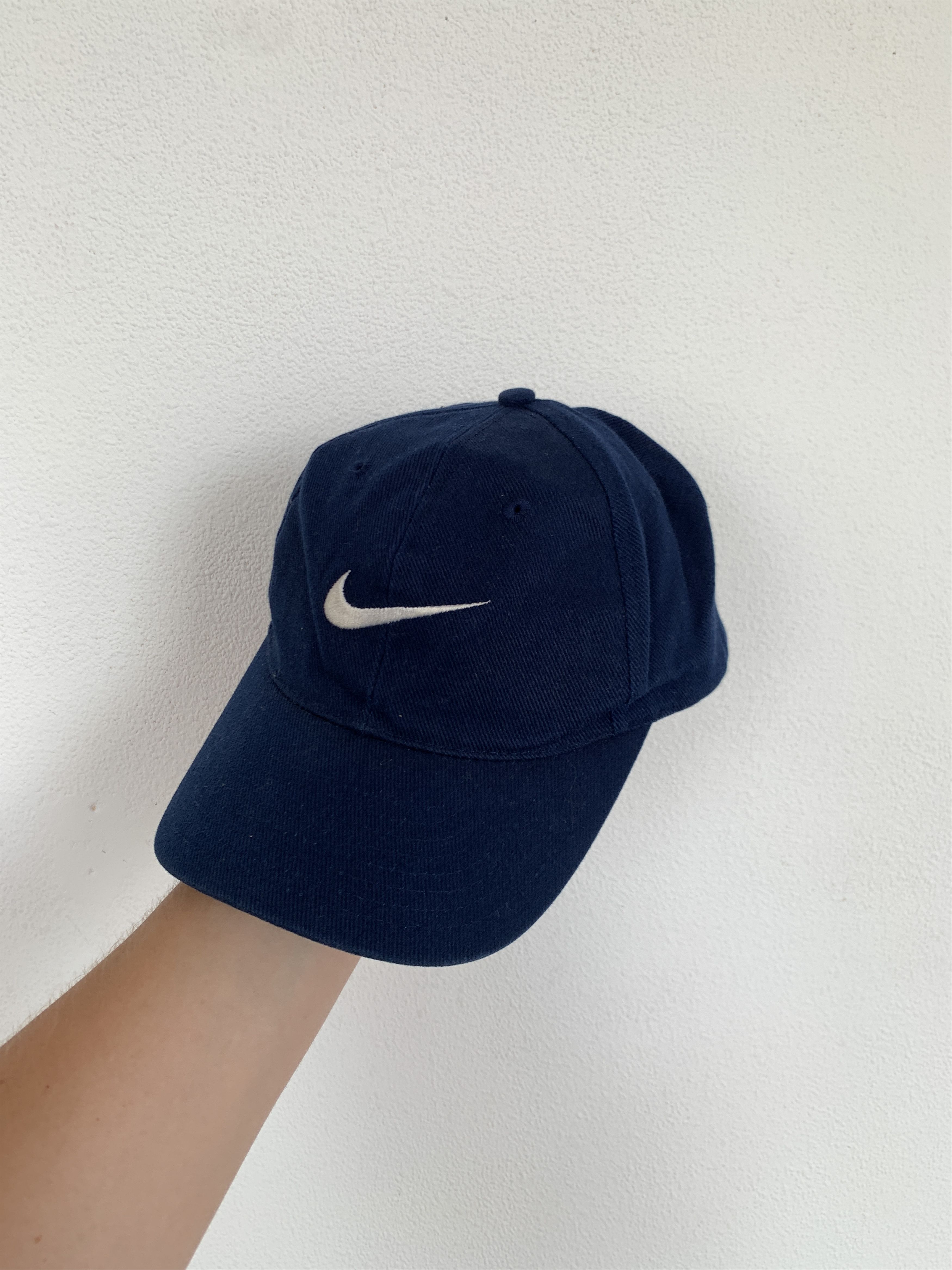 Nike Vintage Nike 90s Small Swoosh Blue Baseball Cap Hat OS Size ONE SIZE - 2 Thumbnail