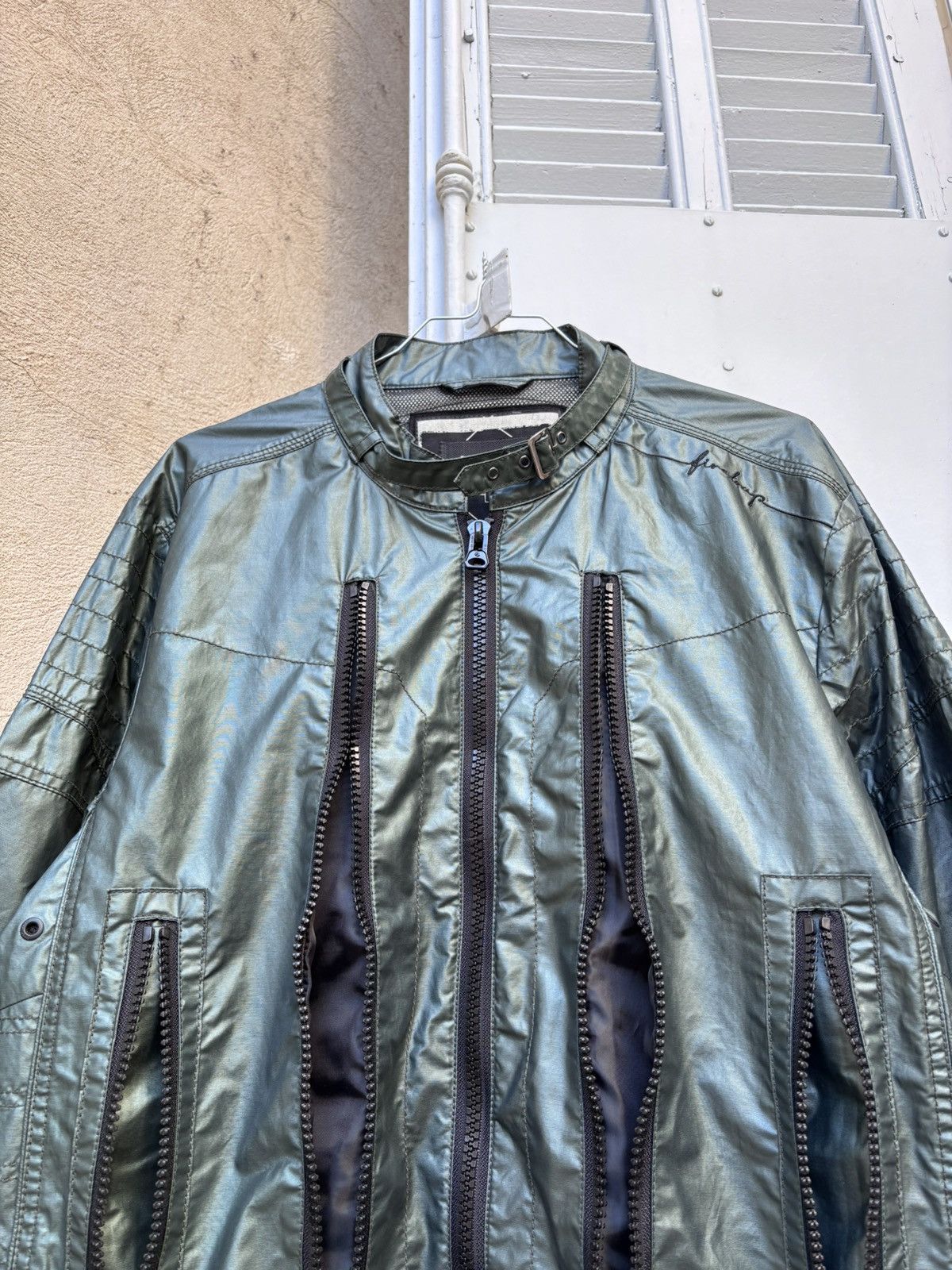 Firetrap 2000s Firetrap Archive Cyber Utility Moto Zip Bomber Jacket Size US L / EU 52-54 / 3 - 5 Thumbnail