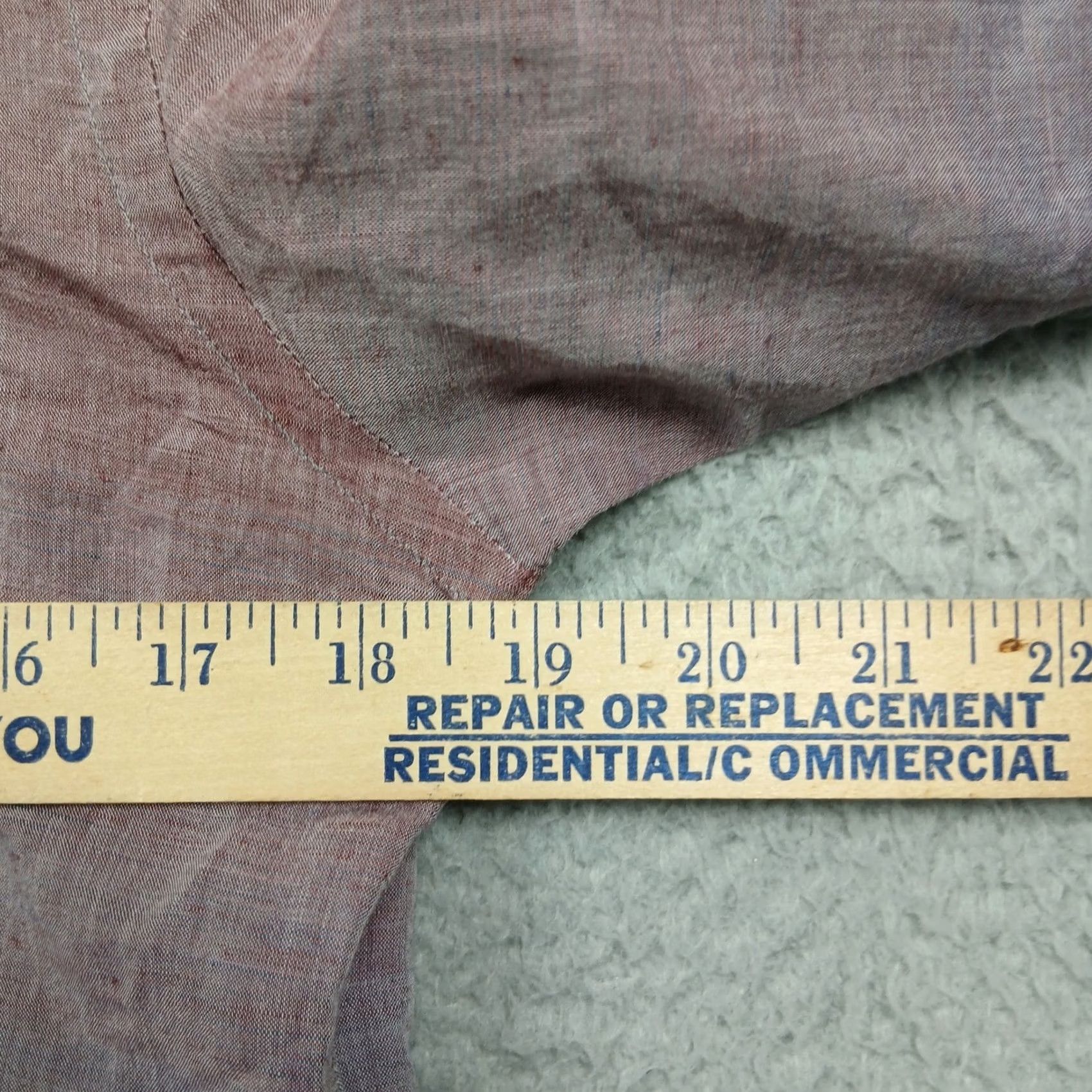 Corneliani Corneliani ID Made in Italy Shirt Men Pink Gray Ombre Gradient Linen Blend Long Sleeve Button-Down Slim Size US M / EU 48-50 / 2 - 6 Thumbnail