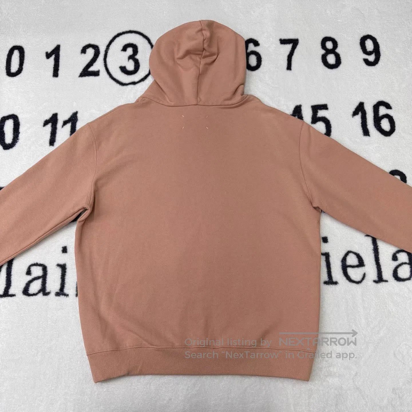 Maison Margiela Pink Hoodie with Embroidered Mushroom Design. Size US XXS / EU 40 - 3 Thumbnail