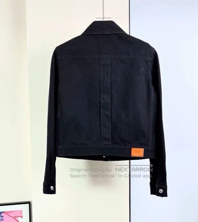 Hermes Hermes Black Denim Jacket Size XS / US 0-2 / IT 36-38 - 2 Thumbnail