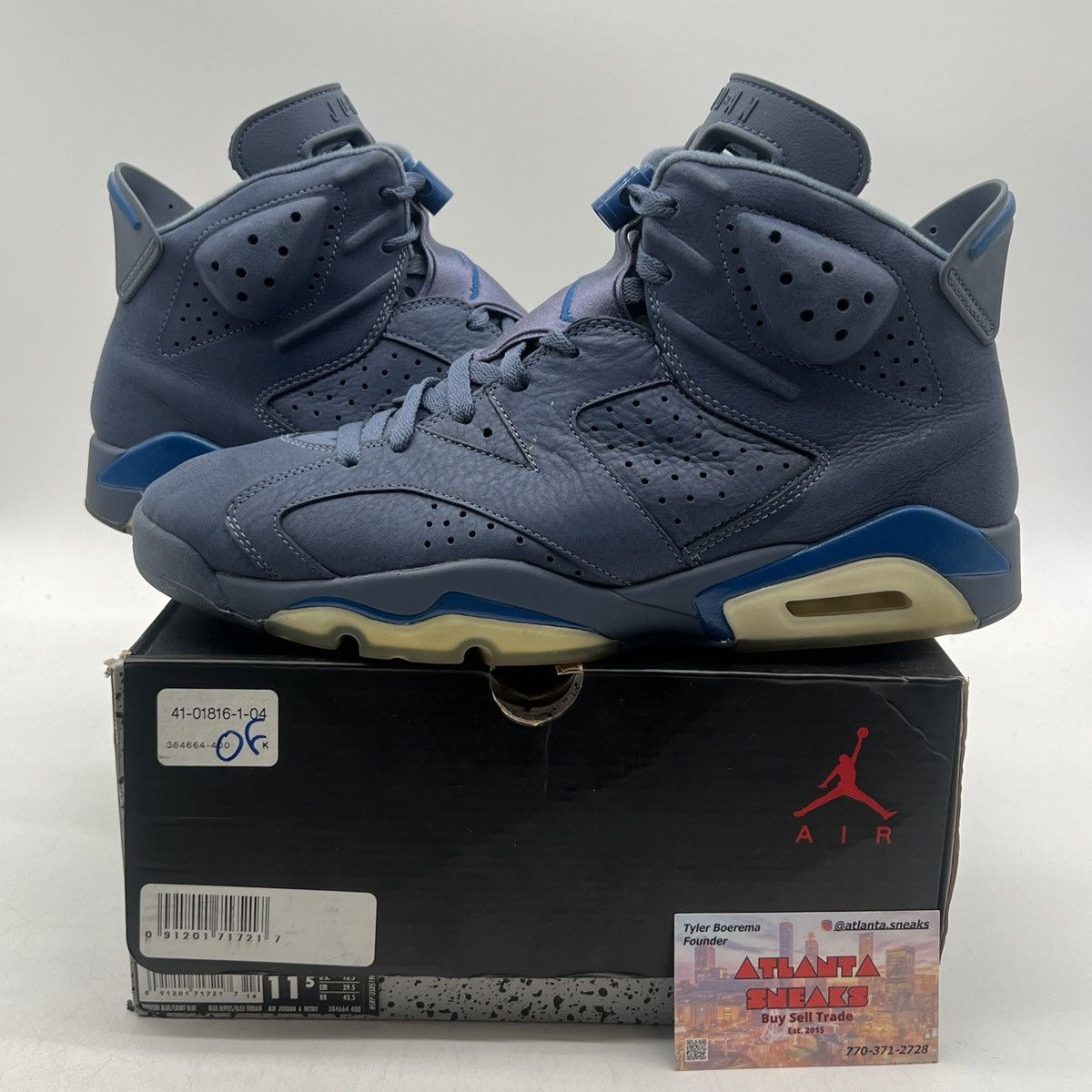Jordan Brand Air Jordan 6 diffused blue Size US 11.5 / EU 44-45 - 1 Thumbnail