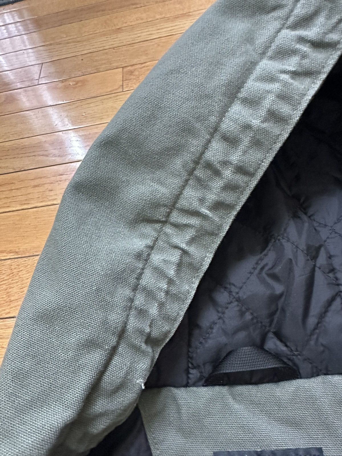 Carhartt × Vintage Carhart Zip Up Jacket J130-M Size US L / EU 52-54 / 3 - 3 Thumbnail
