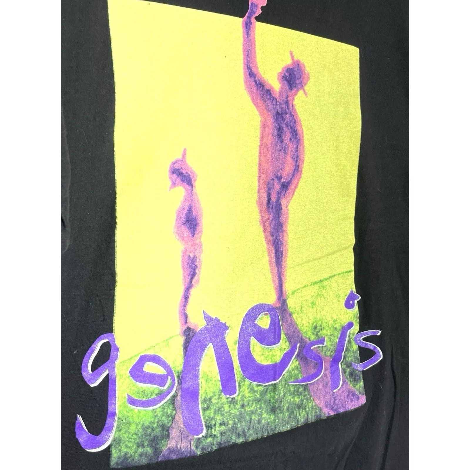 Vintage VINTAGE Genesis World Tour Band T-shirt Mens L Size US L / EU 52-54 / 3 - 7 Thumbnail