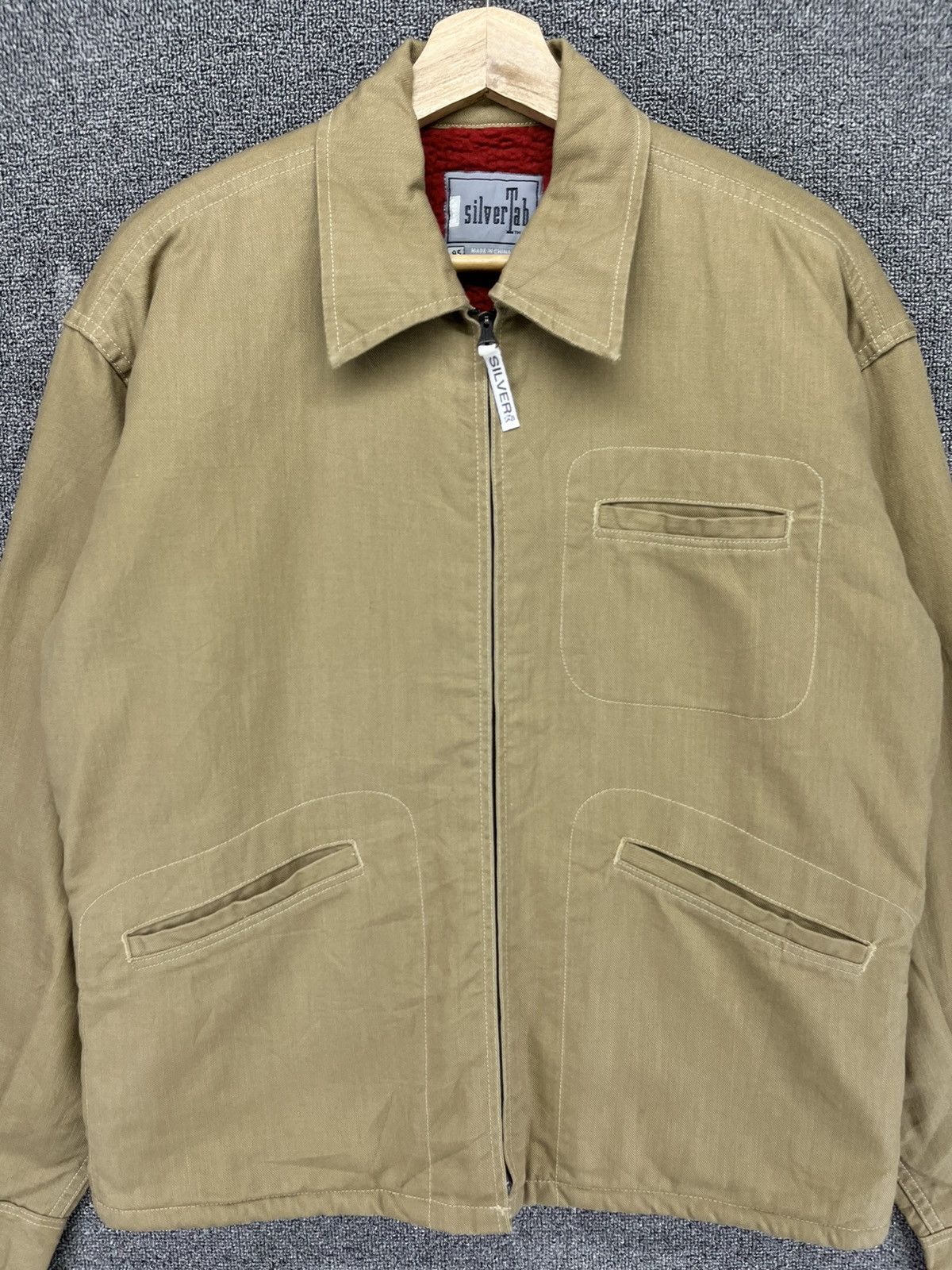 Levi's Vintage Levis Silver Tab Rare Zip Up Chore Jacket Size US M / EU 48-50 / 2 - 5 Thumbnail