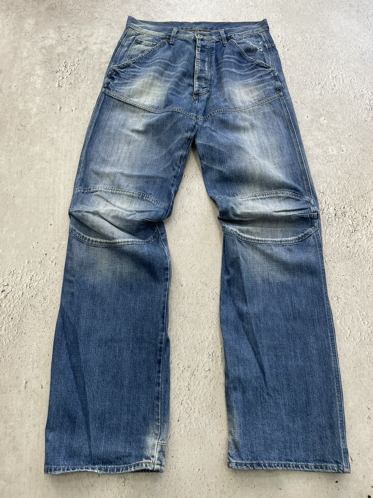 G-Star G-star Raw Denim Blue Jeans Vintage baggy y2k Style Pants Size US 36 / EU 52 - 1 Thumbnail