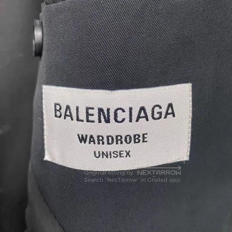 Balenciaga Balenciaga Black Sleeve Badge Logo Suit Jacket Size XXS / US 00 / IT 34 - 4 Thumbnail