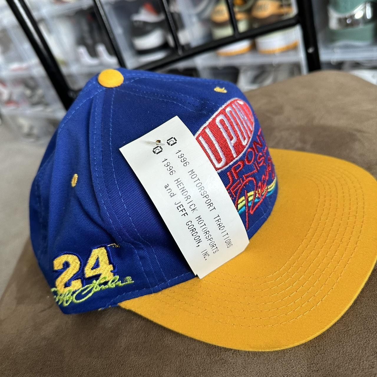 DuPont × NASCAR × Vintage Vintage 1996 Nascar Dupont Jeff Gordon Snapback Hat New Size ONE SIZE - 2 Thumbnail