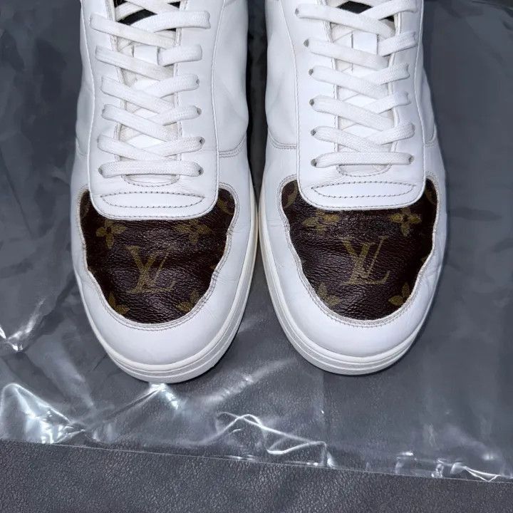 Louis Vuitton Louis Vuitton Rivoli Low-Top Sneakers in White Brown -2508 Size US 8.5 / EU 41-42 - 6 Thumbnail