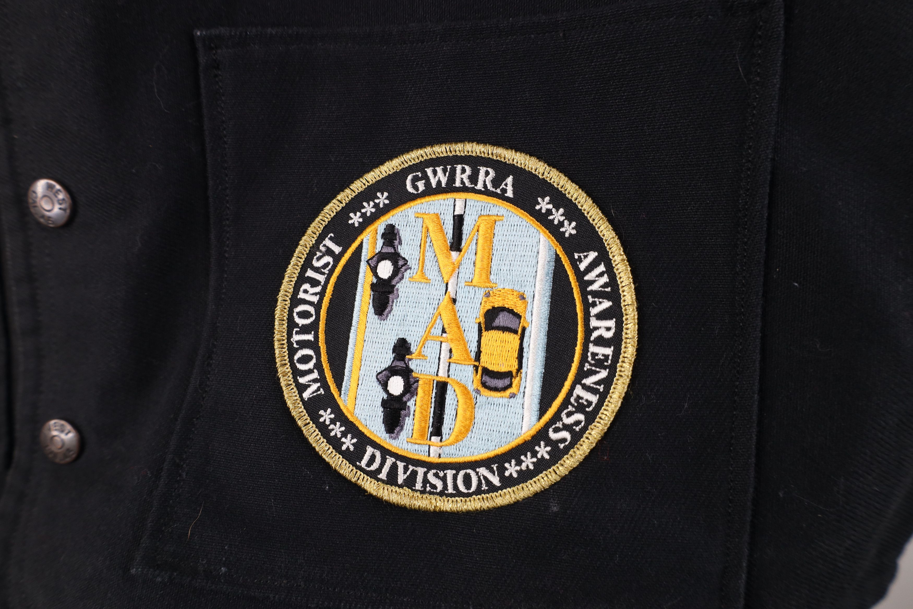 Vintage Vintage Wings GWRRA Button Motorcycle Vest Jacket Black Size US XL / EU 56 / 4 - 8 Thumbnail