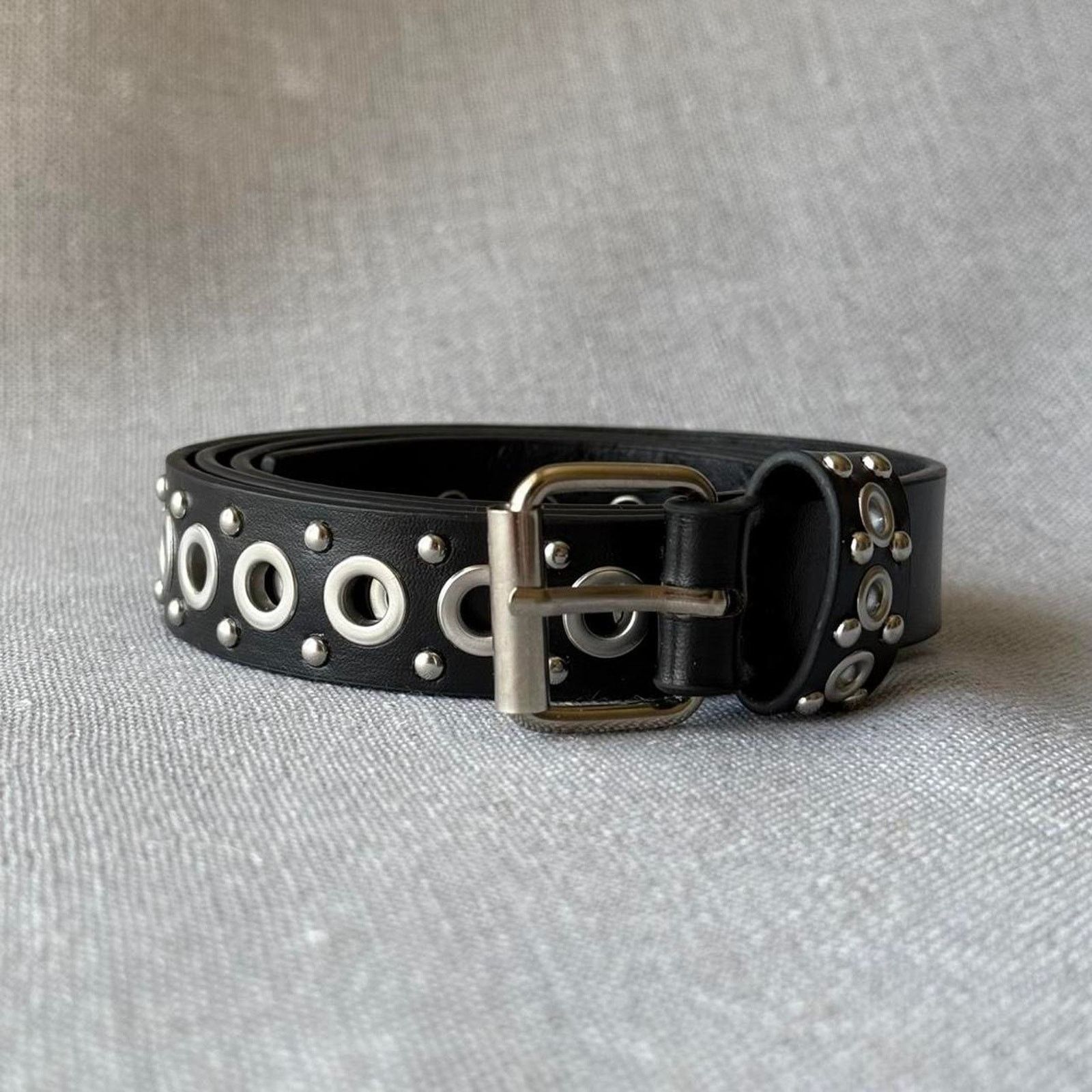 Other Vintage style studded metal Size 30 - 2 Thumbnail