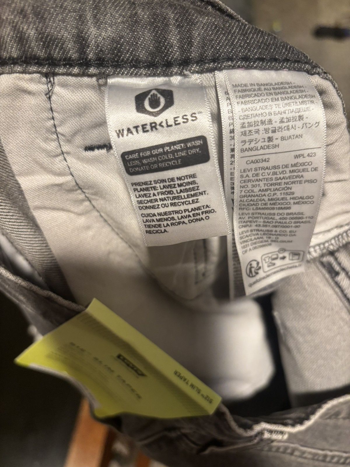 Levi's Dark Grey Levi 512 Jeans Size 36x36 Size US 36 / EU 52 - 6 Thumbnail